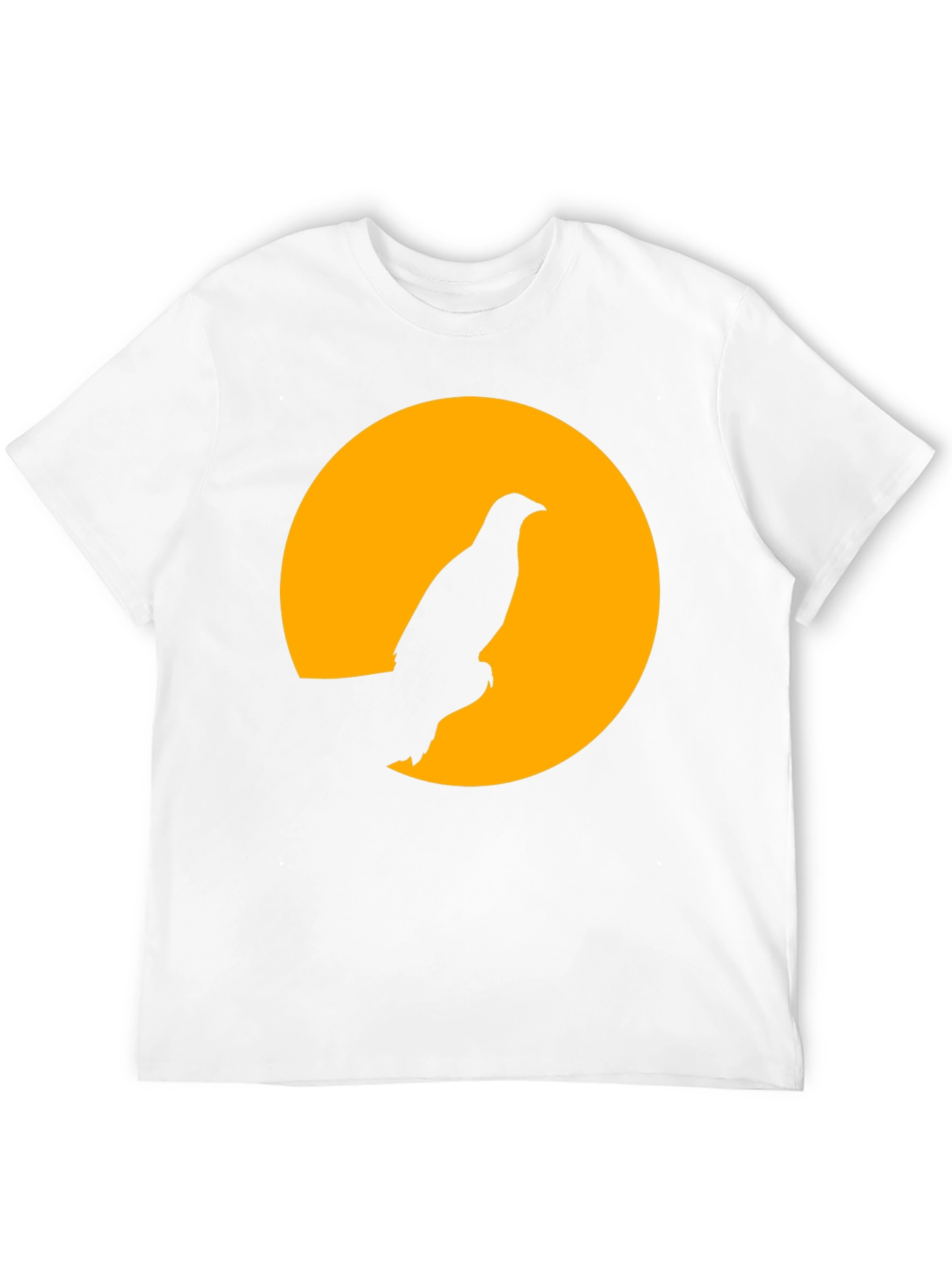 Raven Silhouette Graphic Tee - Black T-Shirt
