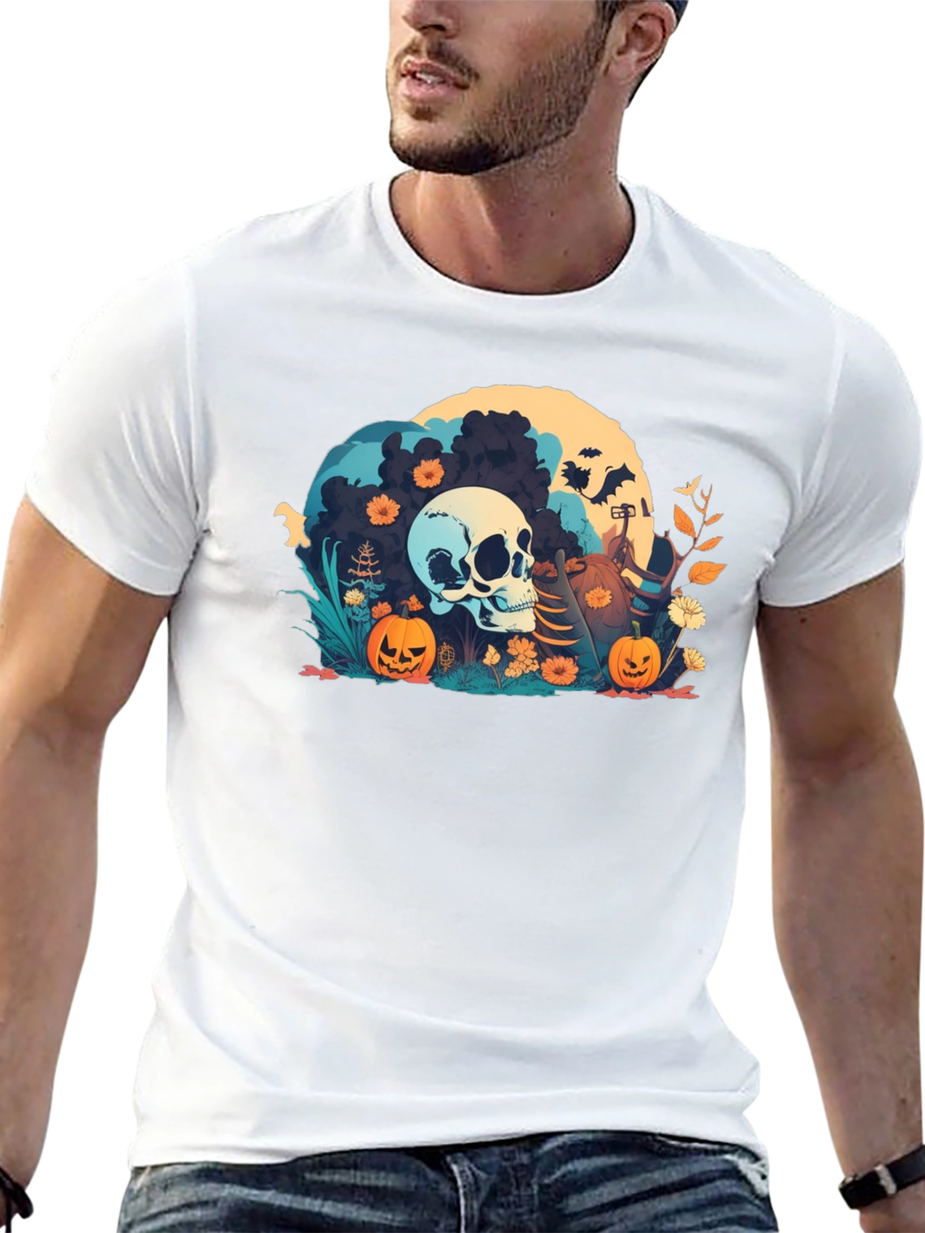 Halloween Skull T-Shirt
