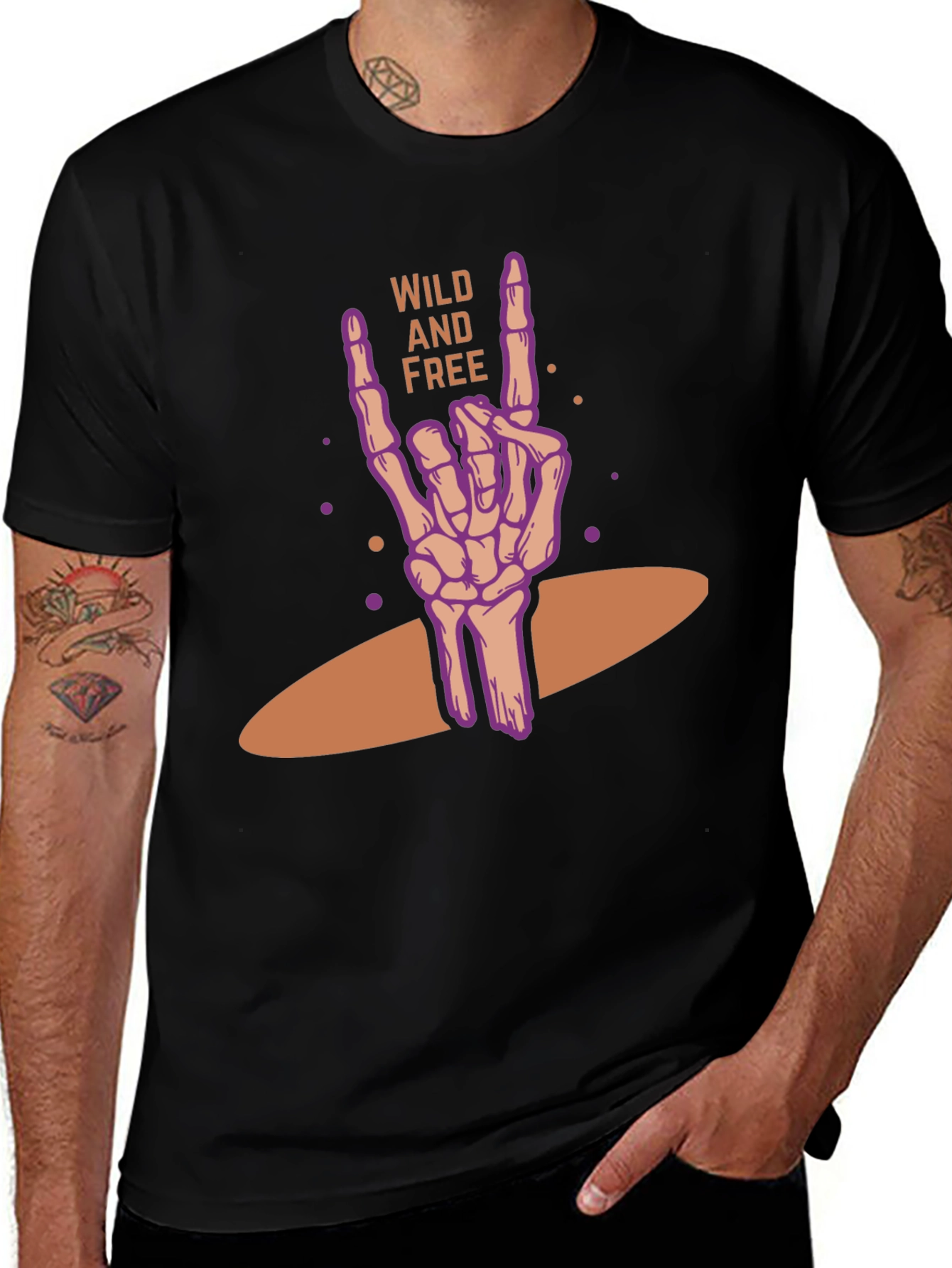 Wild and Free Graphic Tee - Rock On! T-shirt