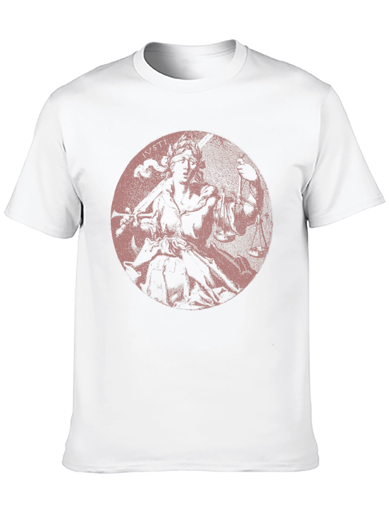Dark Graphic Tee - Red Figure on Black