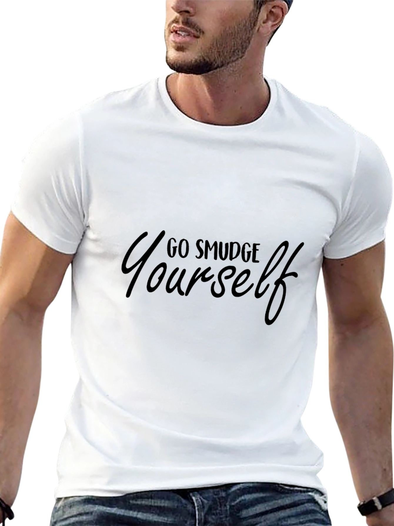 Go Smudge Yourself Black Graphic Tee