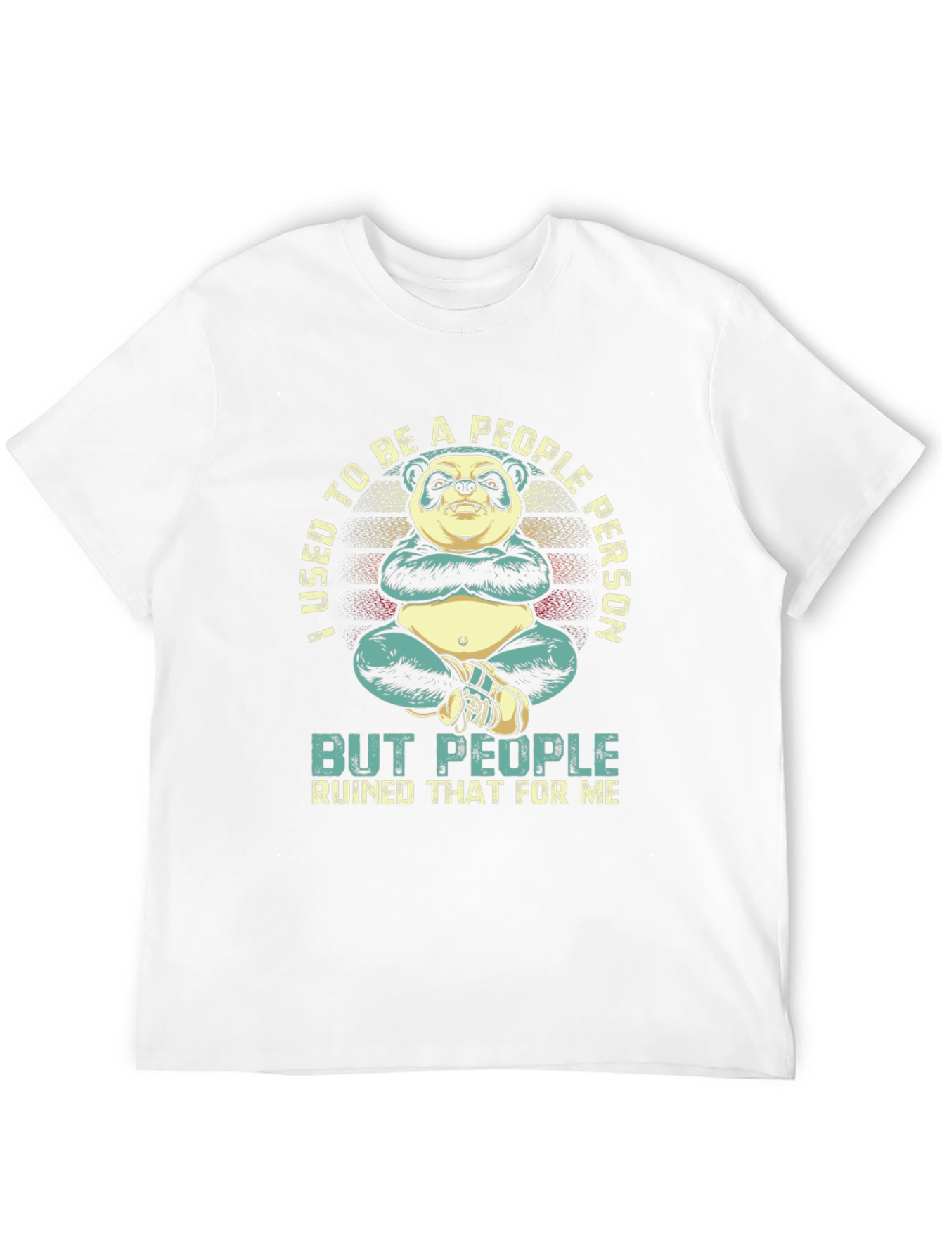 I Used to Be a People Person Panda T-Shirt