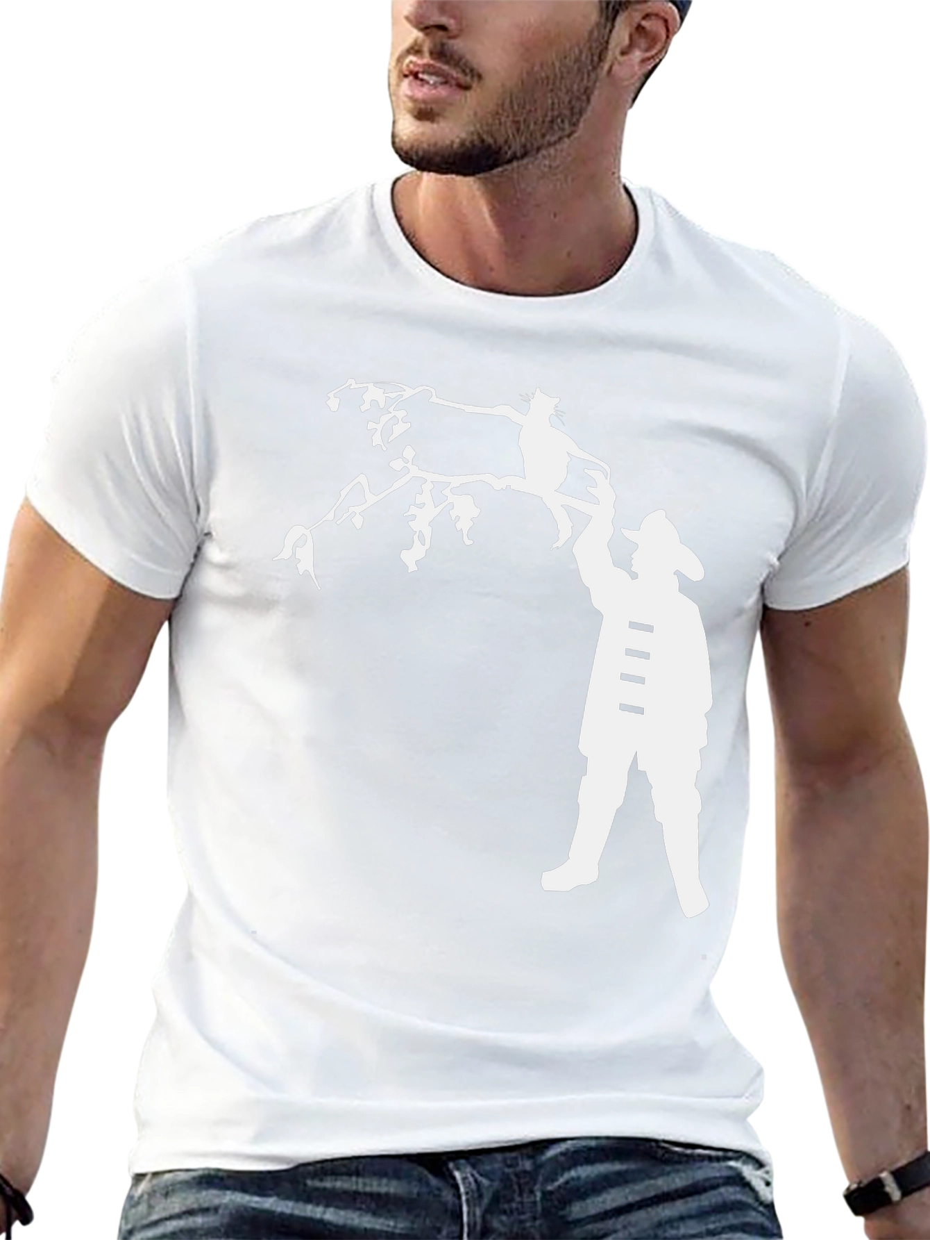 Cat Rescue T-Shirt - Firefighter Humor
