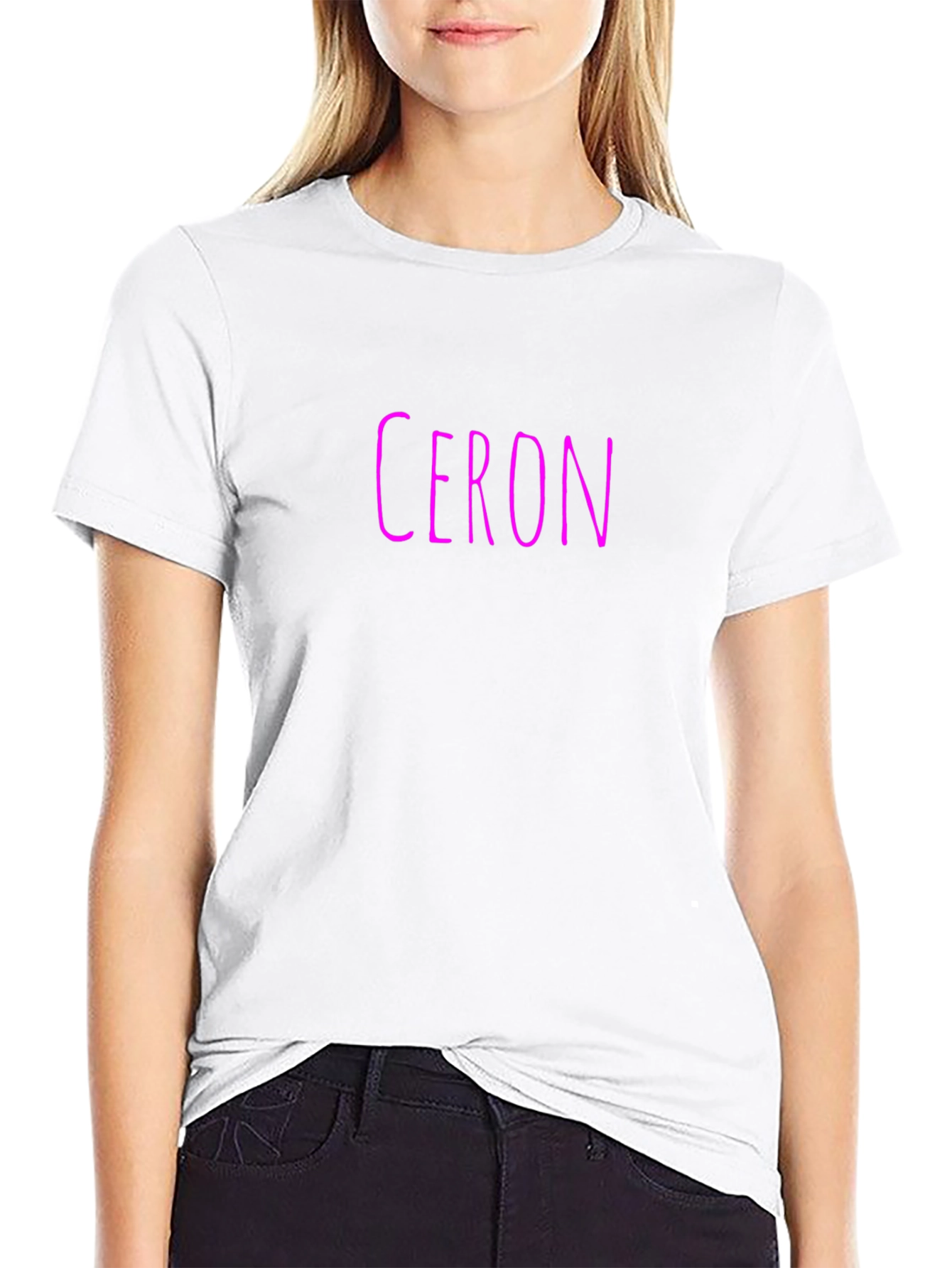 Ceron Graphic Tee - Black Casual T-Shirt