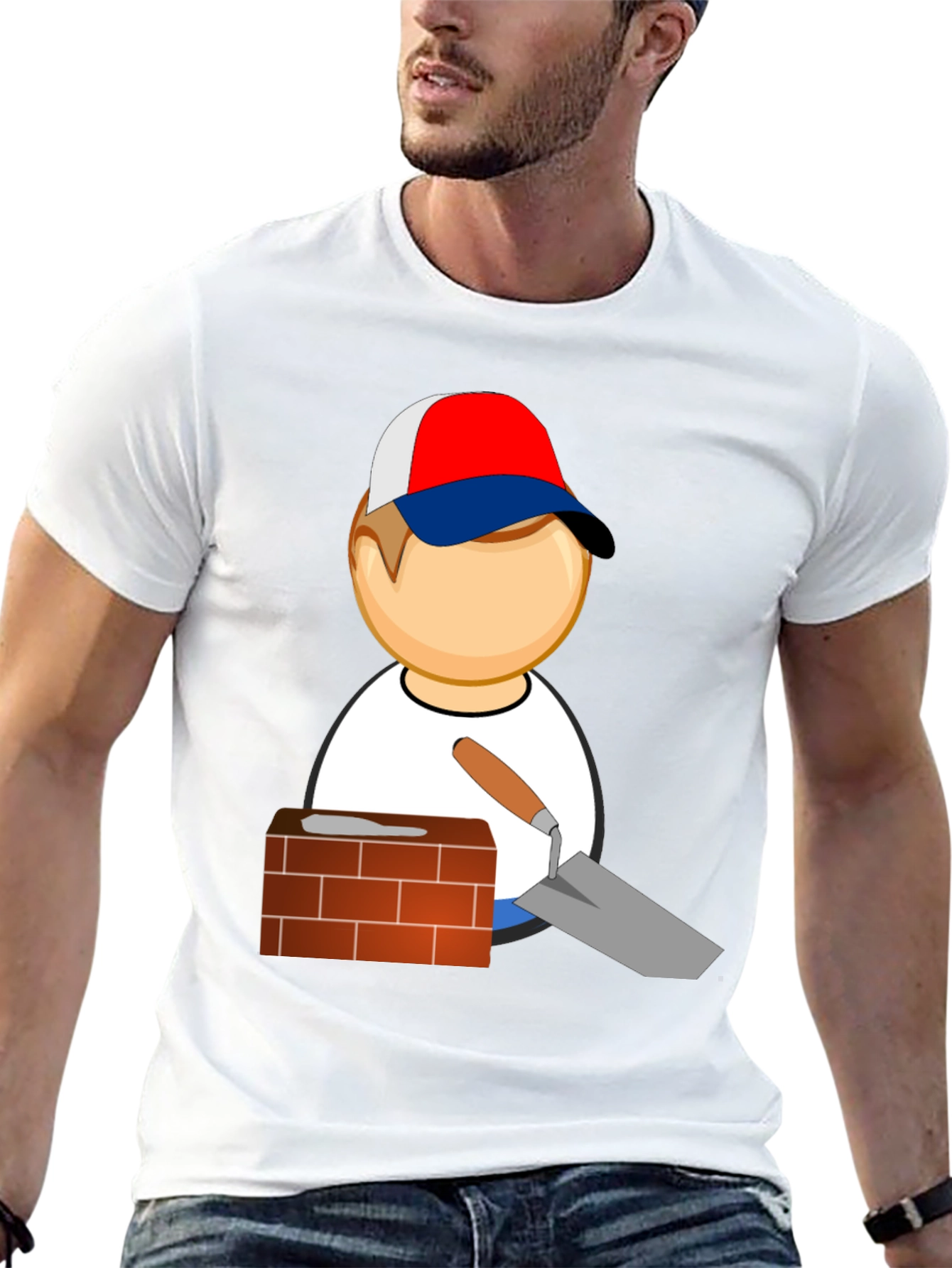 Bricklayer Graphic T-Shirt - Novelty Construction Tee