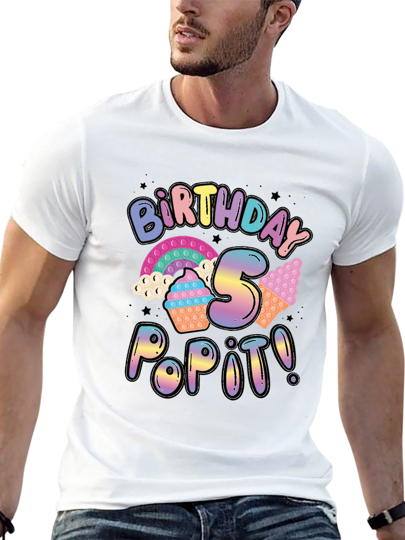 Birthday 5 Pop It! T-Shirt