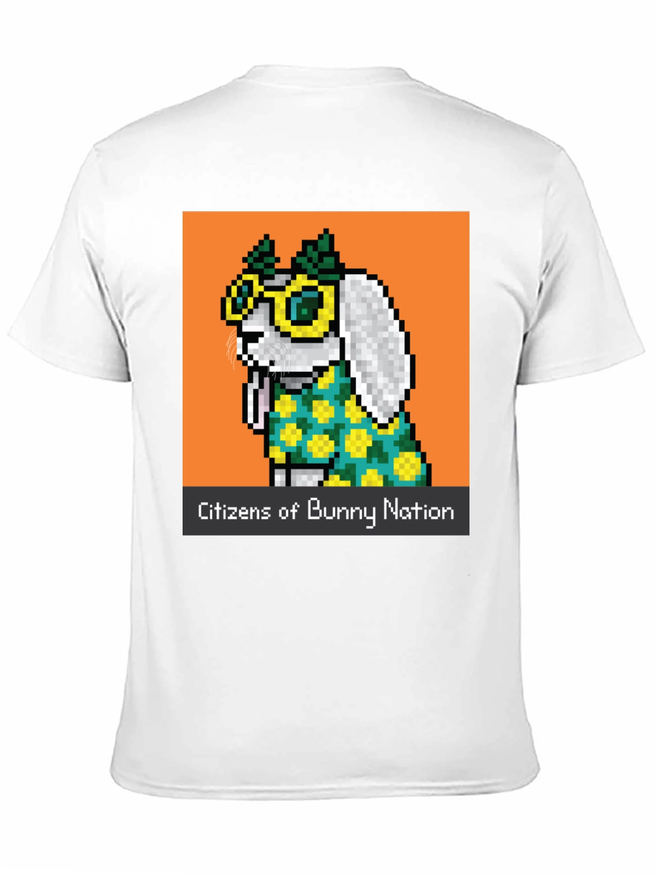 Bunny Nation Pixel Art Graphic T-Shirt