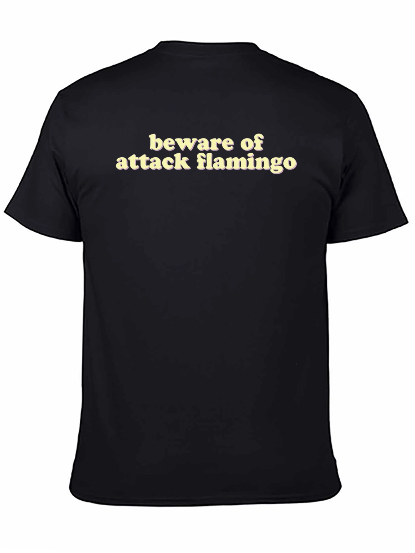 Beware of Attack Flamingo T-Shirt Funny Bird Tee