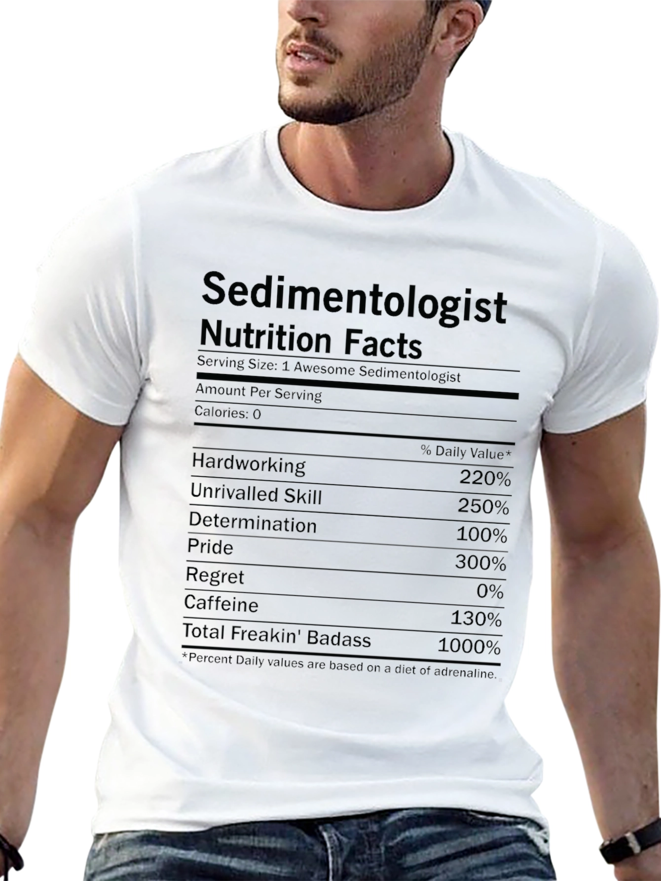 Sedimentologist Nutrition Facts T-Shirt