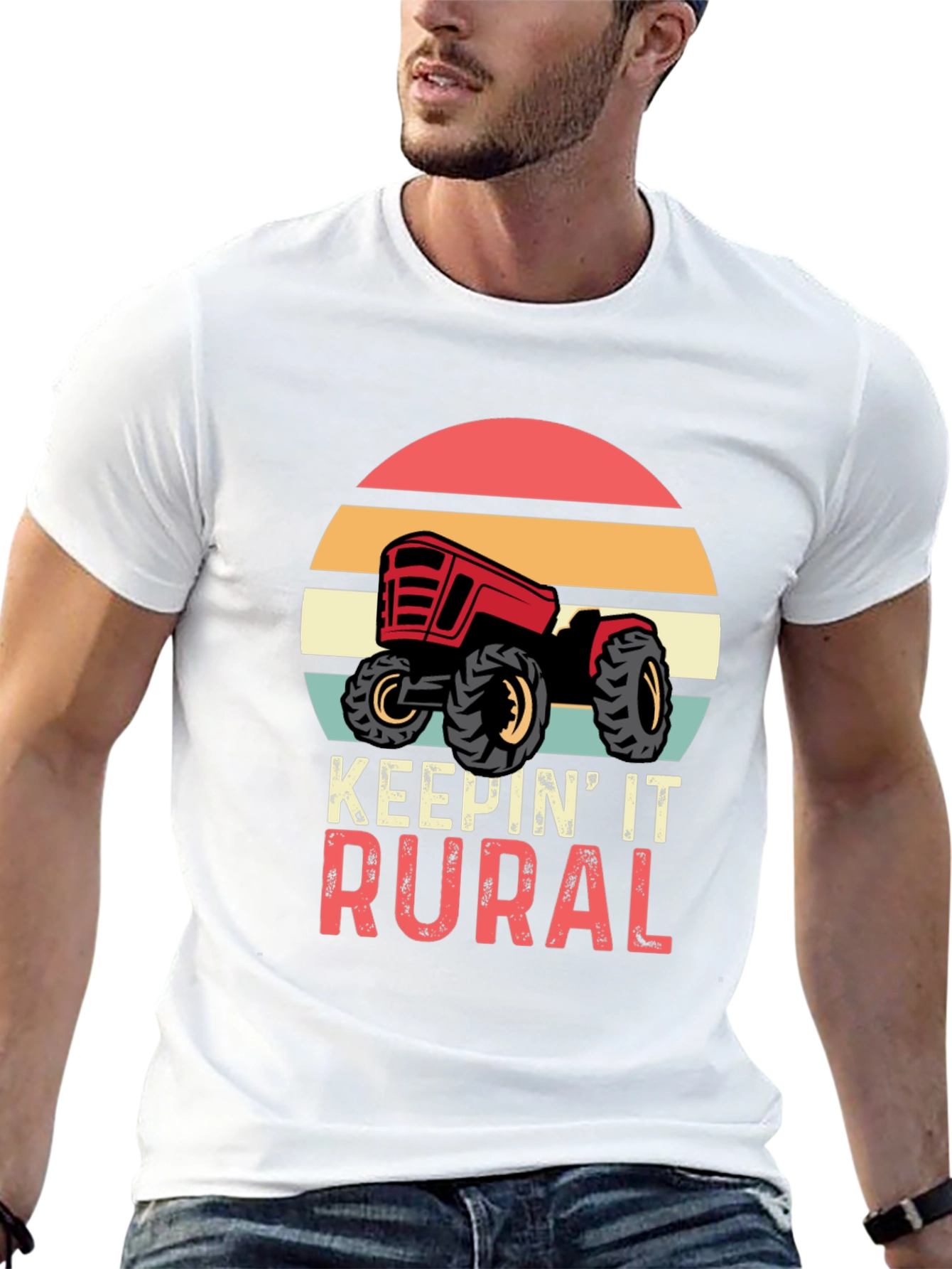Keepin It Rural Tractor Graphic Tee