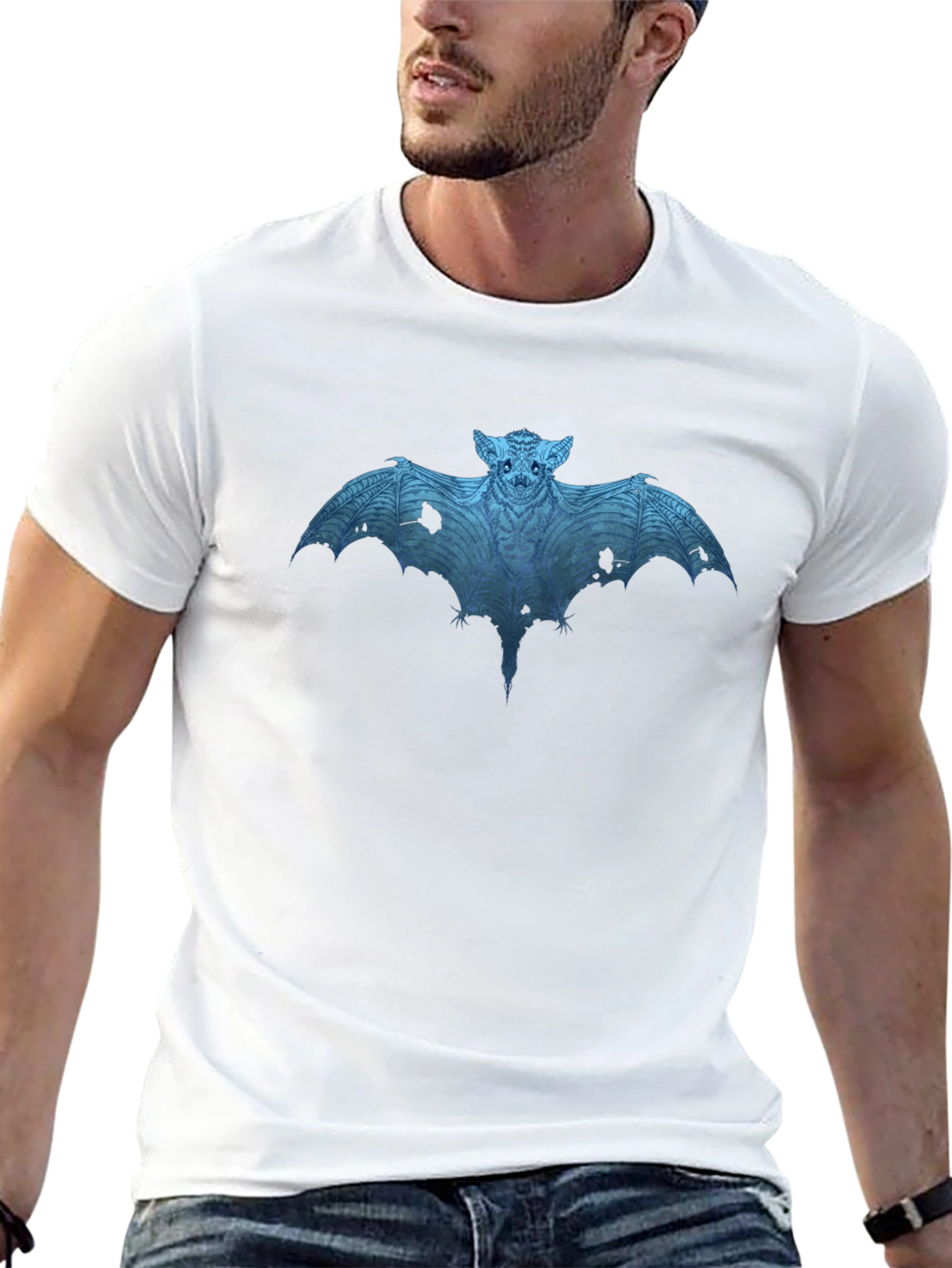 Bat Graphic Black T-Shirt