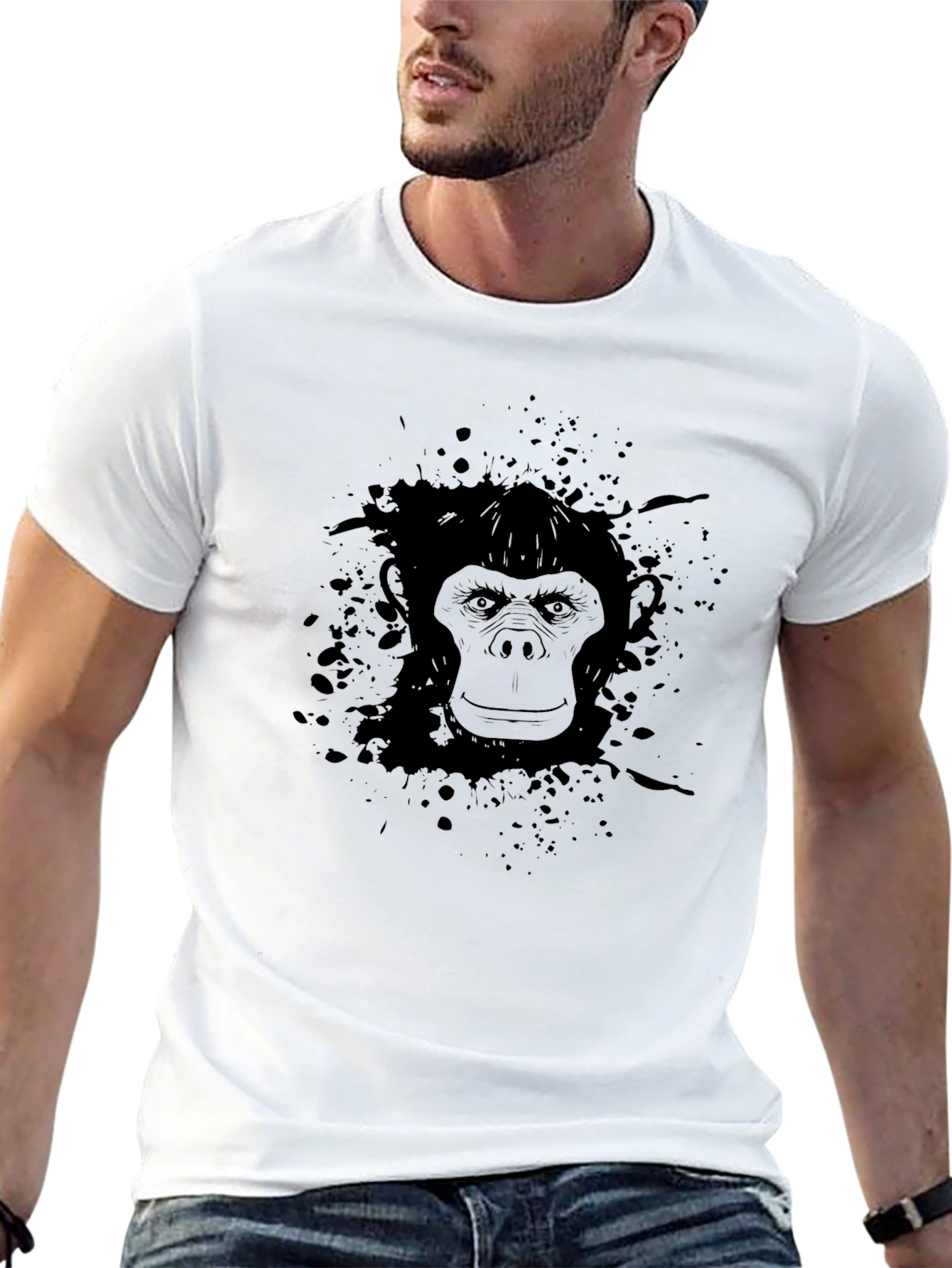 Ape Graphic Black T-Shirt