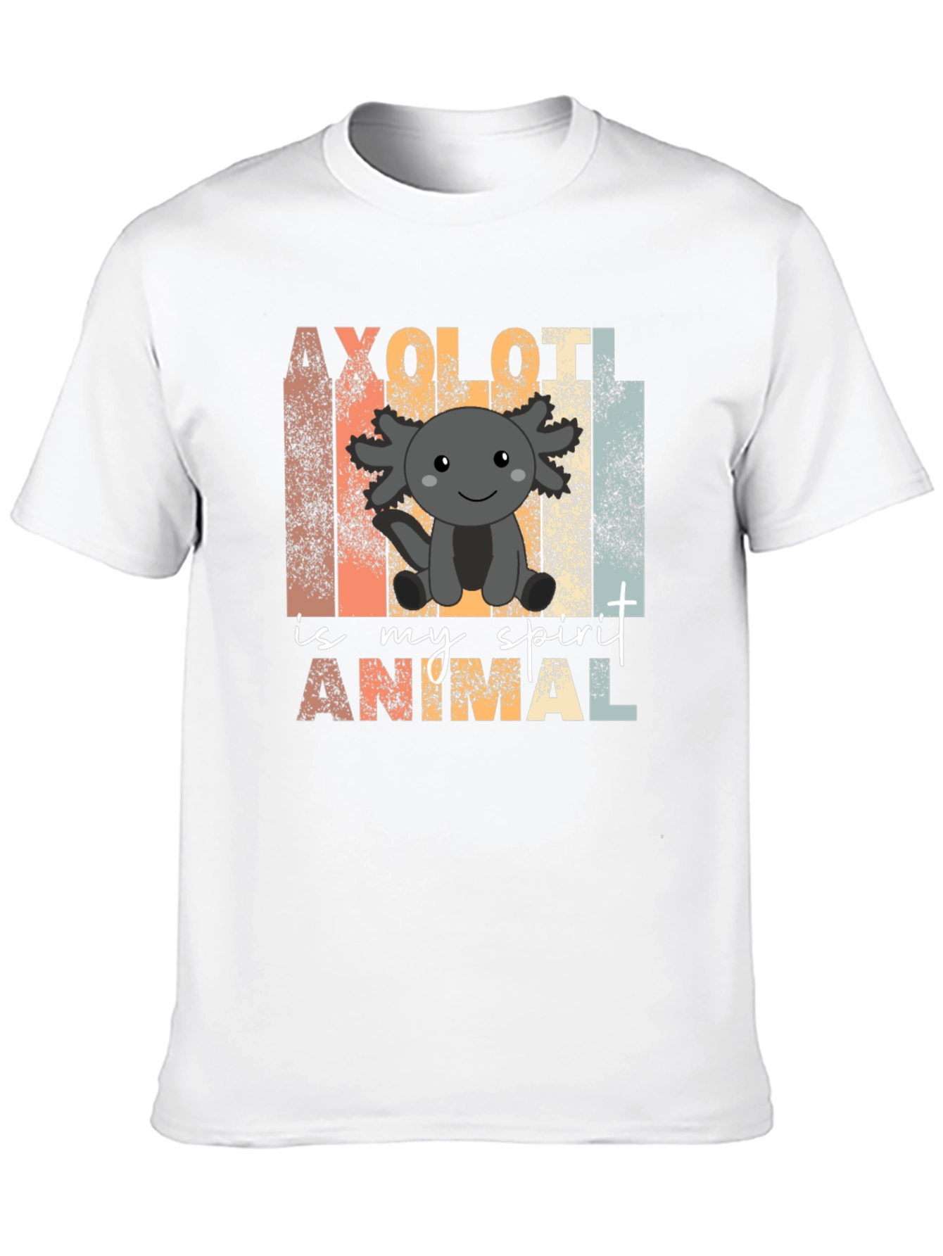 Axolotl Spirit Animal Graphic T-Shirt