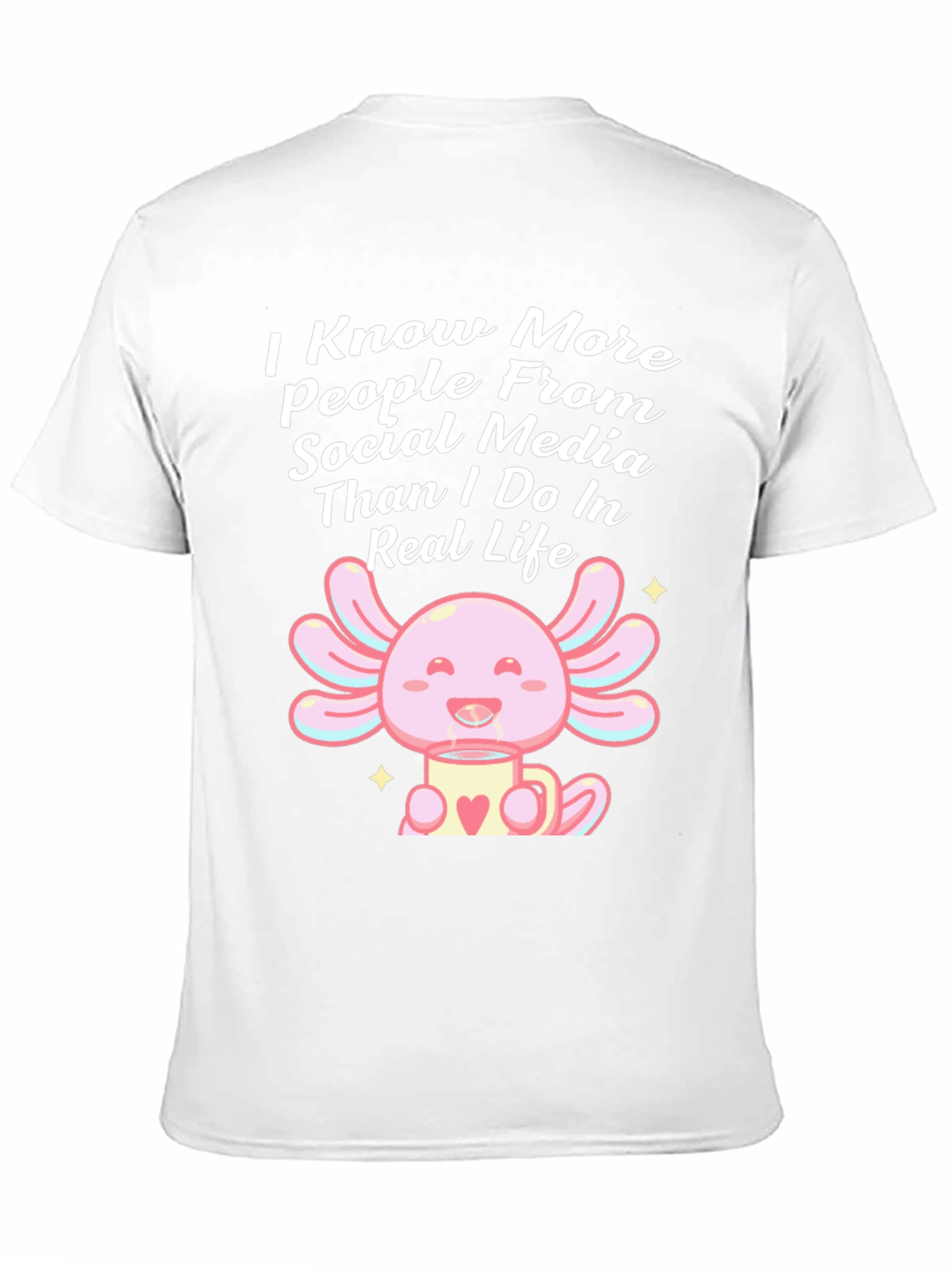 Social Media Axolotl T-Shirt