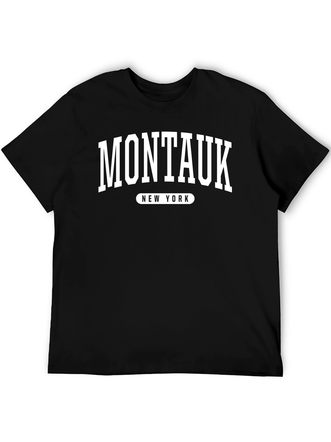 Montauk New York T-Shirt - Classic Collegiate Style
