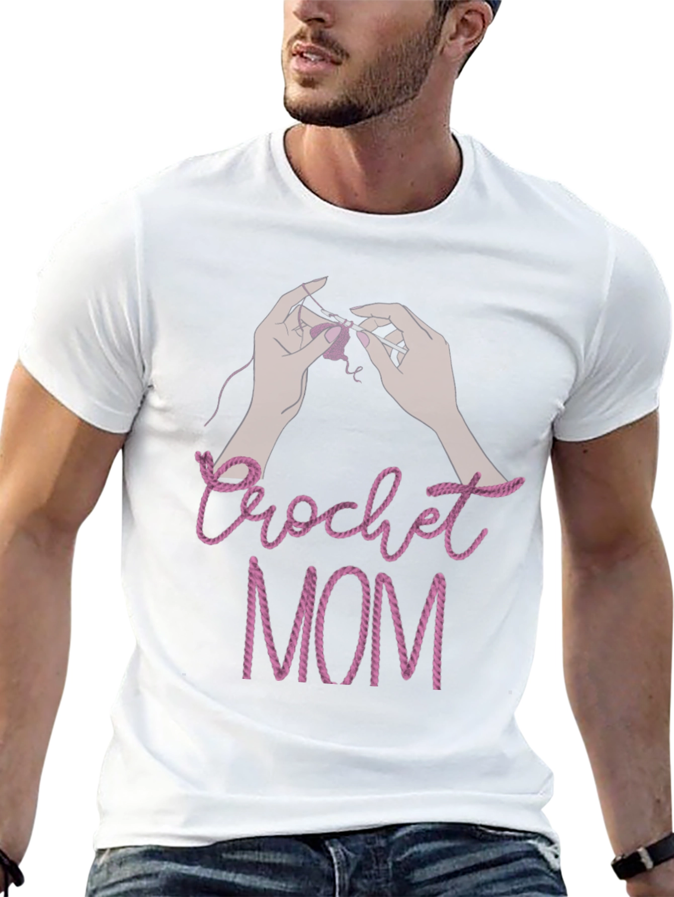 Crochet Mom T-Shirt - Yarn Lover Gift