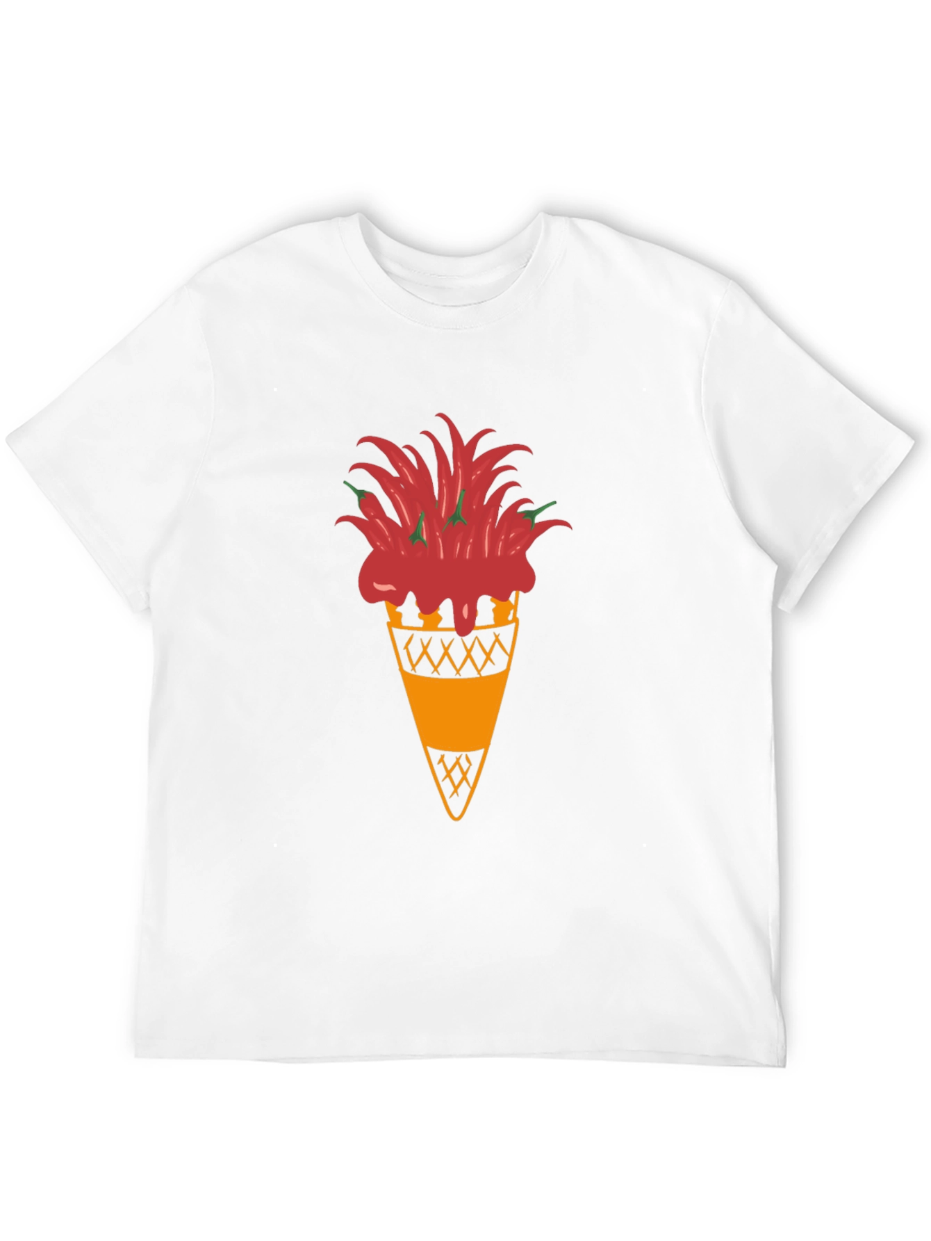 Chili Pepper Ice Cream Cone T-Shirt