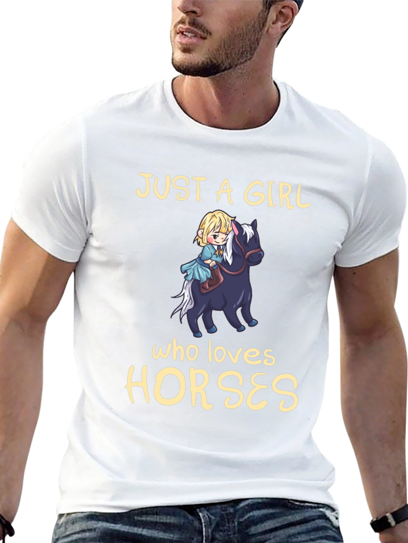 Girl Who Loves Horses T-Shirt