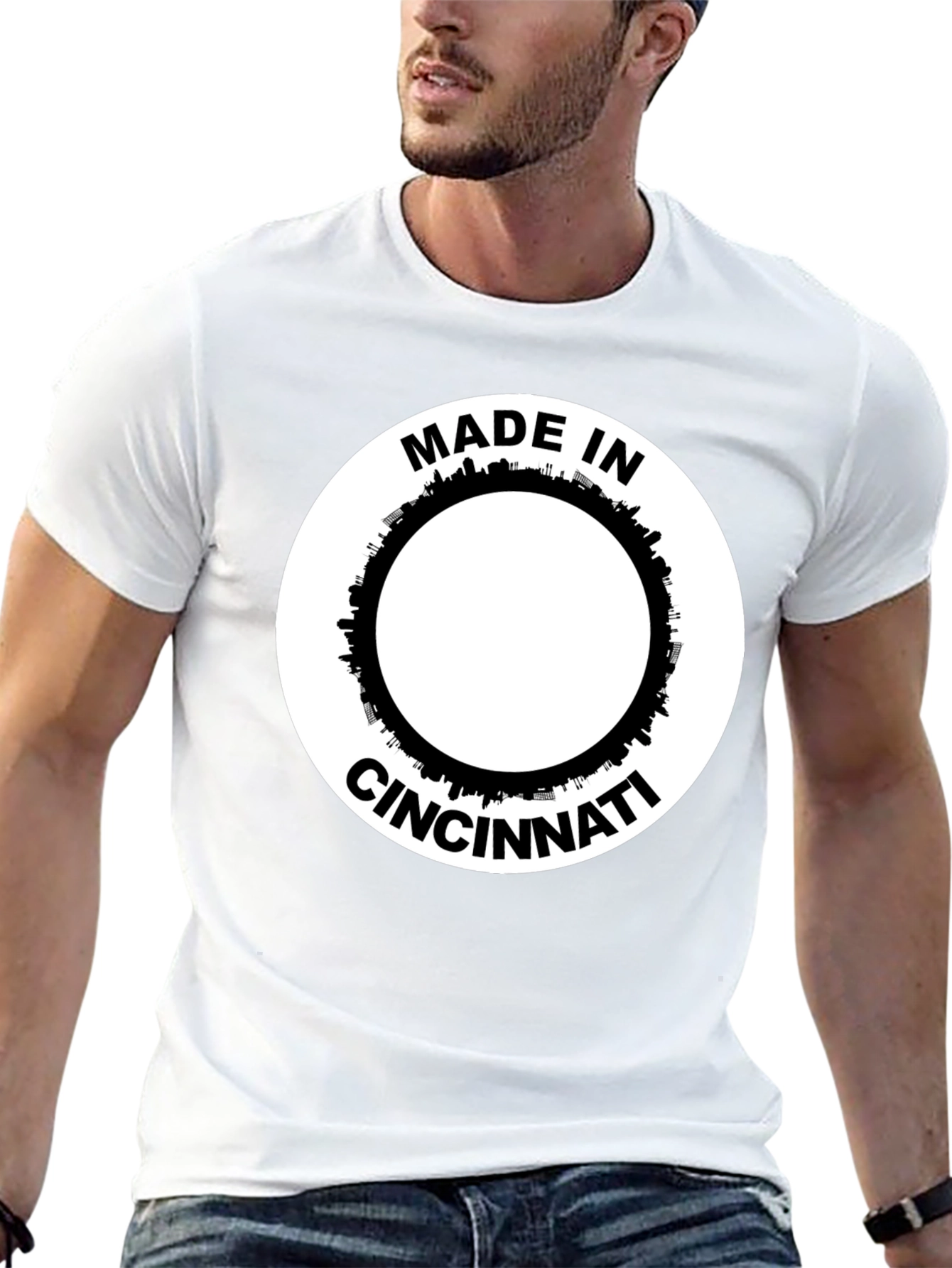 Cincinnati Skyline T-Shirt - City Pride Tee