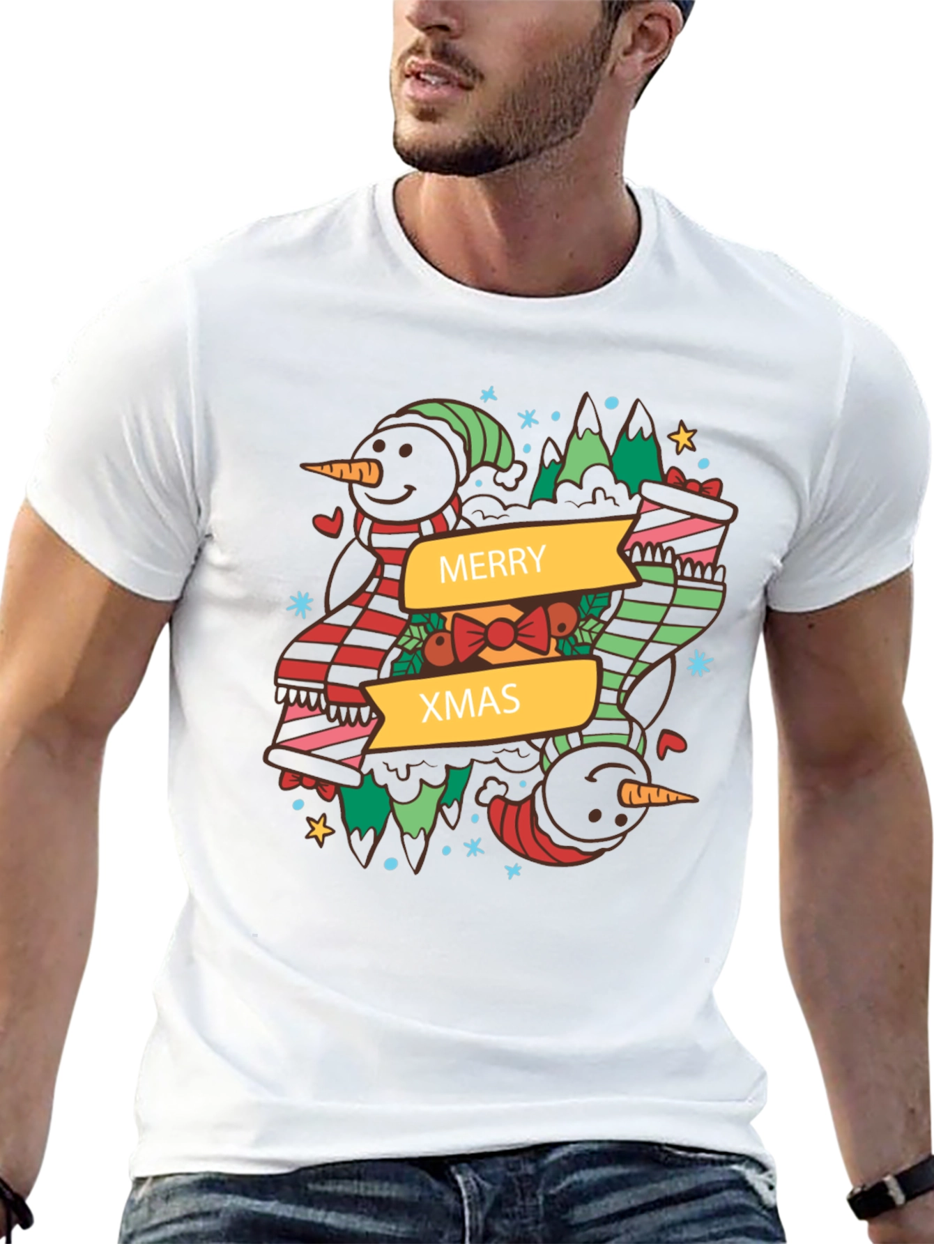 Merry Xmas Snowman T-Shirt