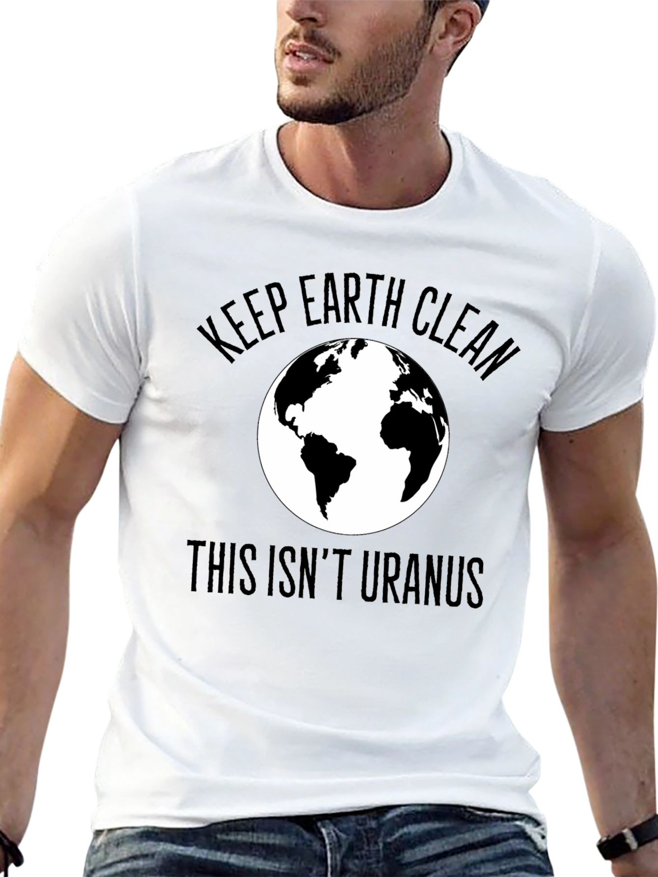 Keep Earth Clean T-Shirt - Black