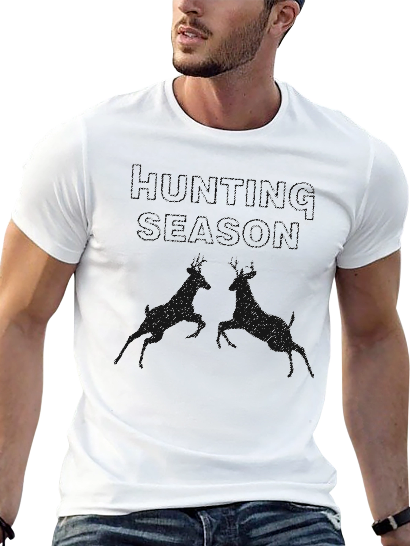 Mens Black Crew Neck Short Sleeve T-Shirt