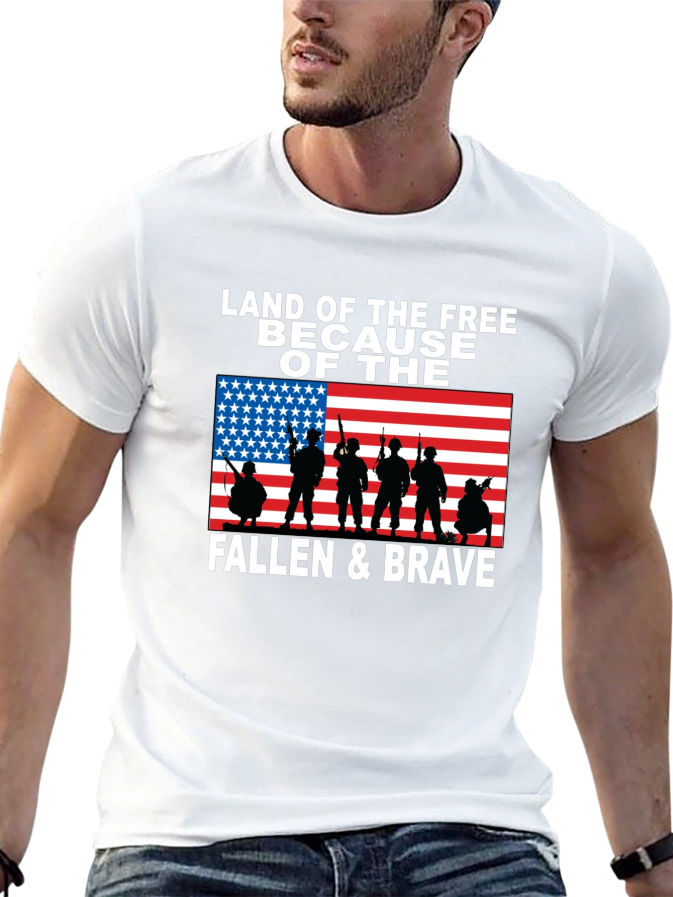 Land of the Free Patriotic T-Shirt