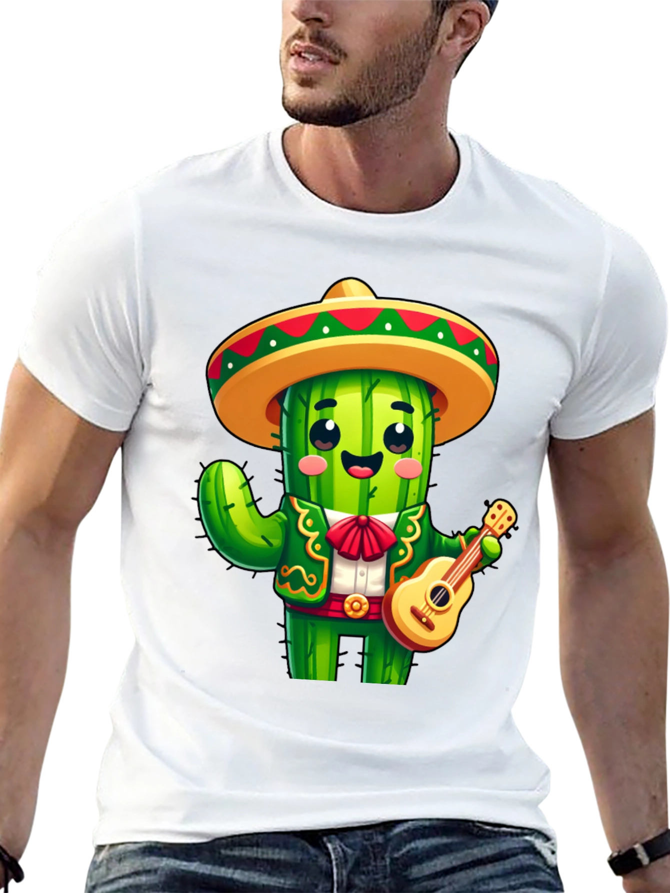 Cactus Mariachi T-Shirt - Funny Cinco de Mayo Tee