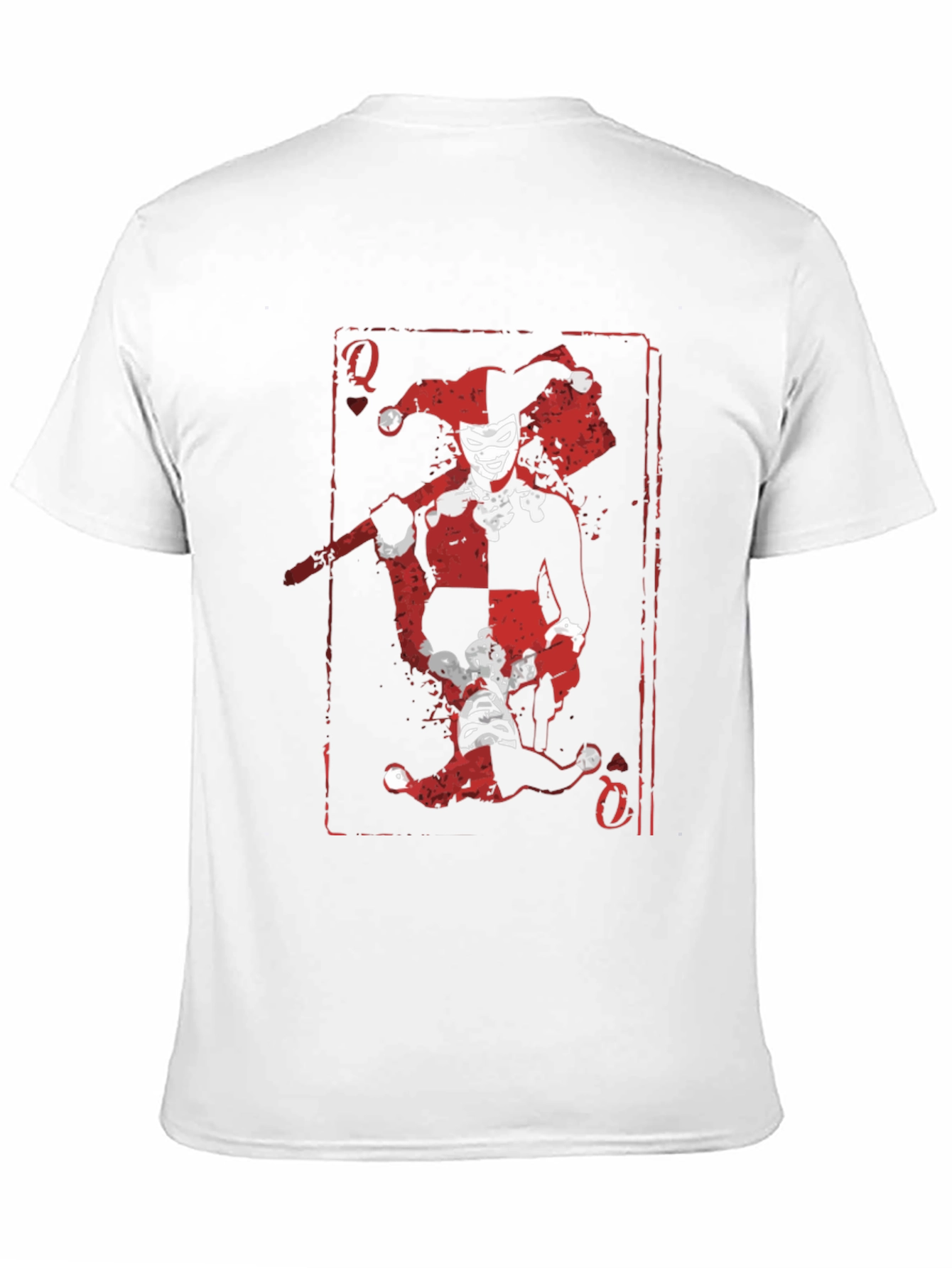 Harley Quinn Card T-Shirt - Queen of Chaos
