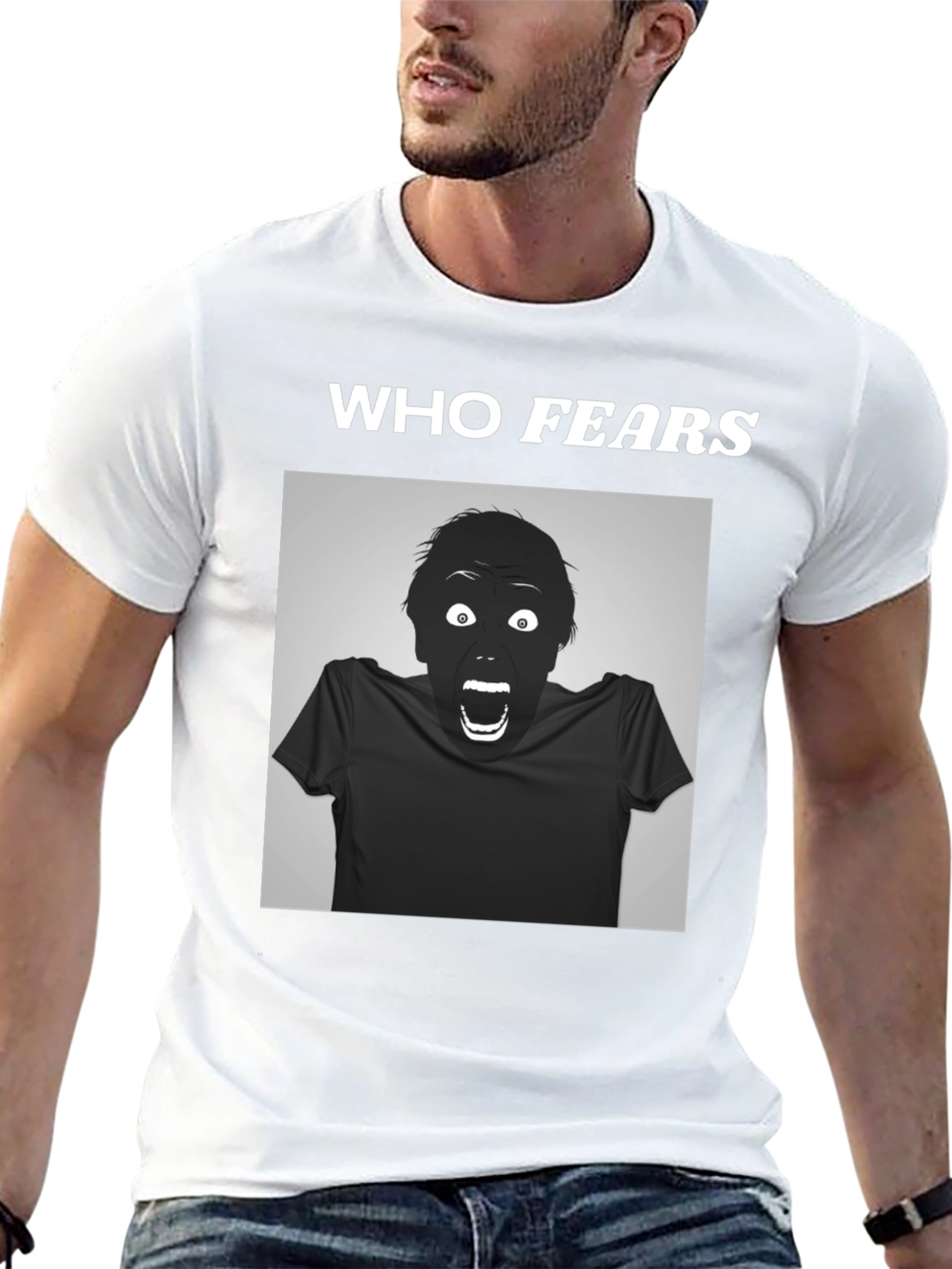 Who Fears Graphic Tee - Spooky Season Ready