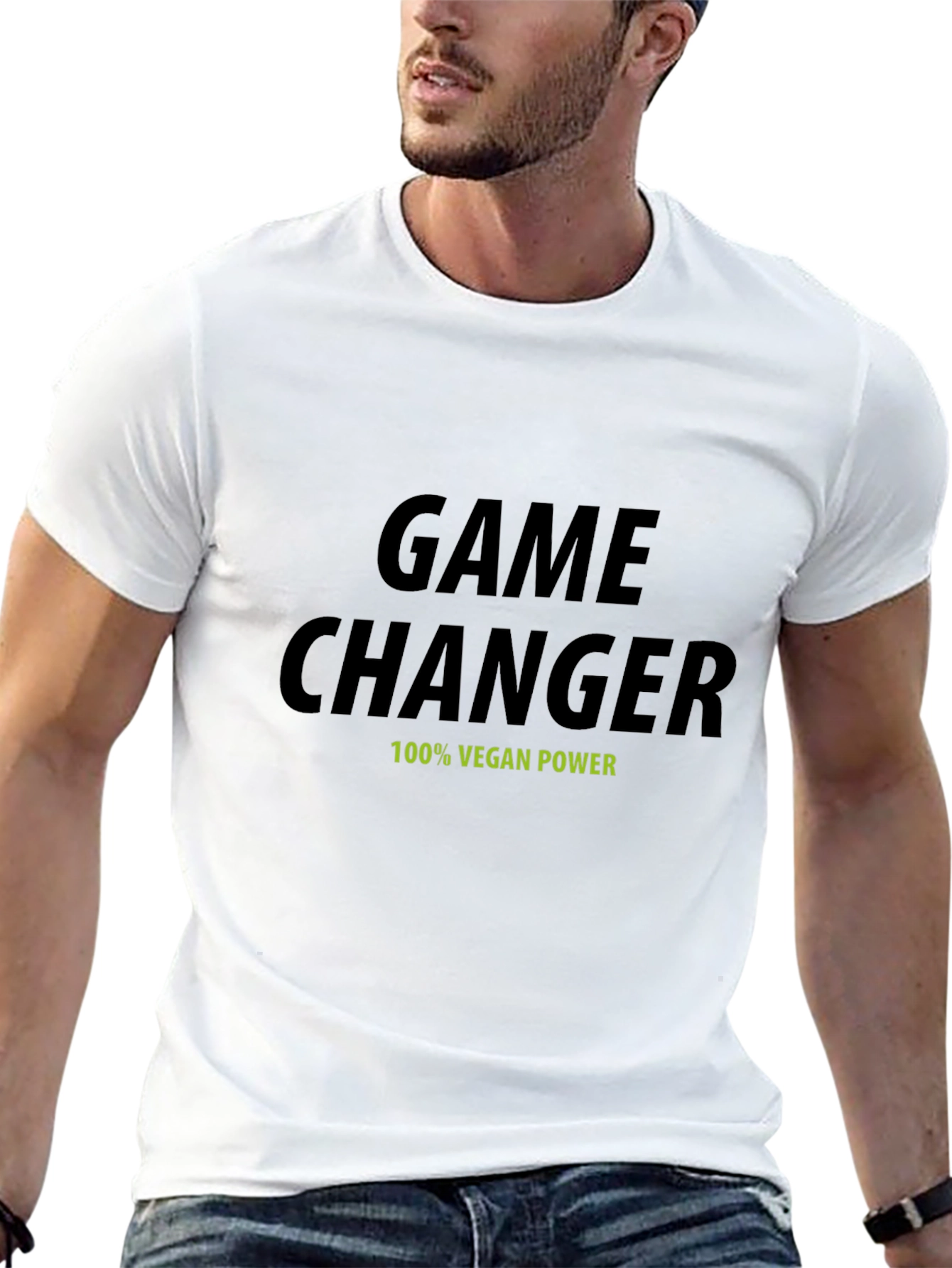 Vegan Game Changer T-Shirt - 100% Vegan Power