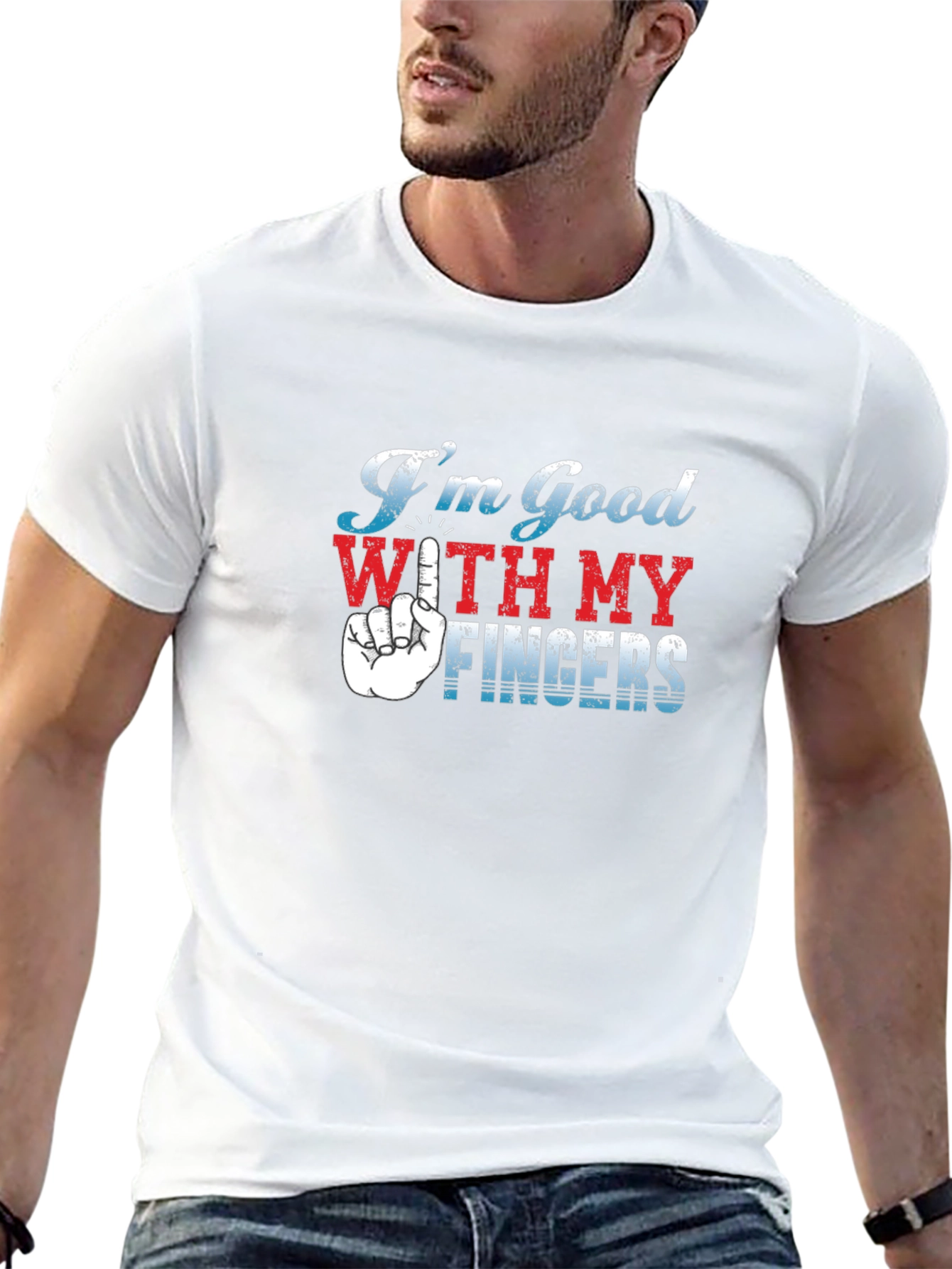 Im Good With My Fingers Graphic T-Shirt