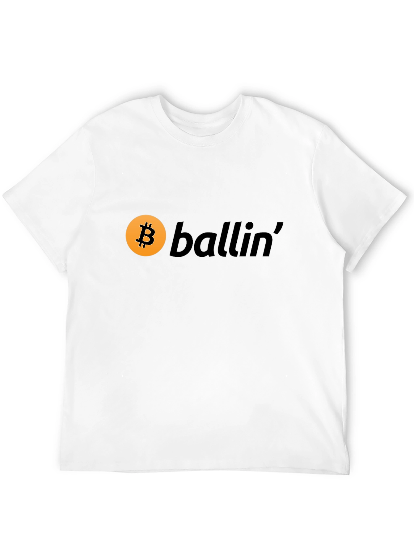 Bitcoin Ballin Graphic Tee - Crypto Enthusiast Shirt