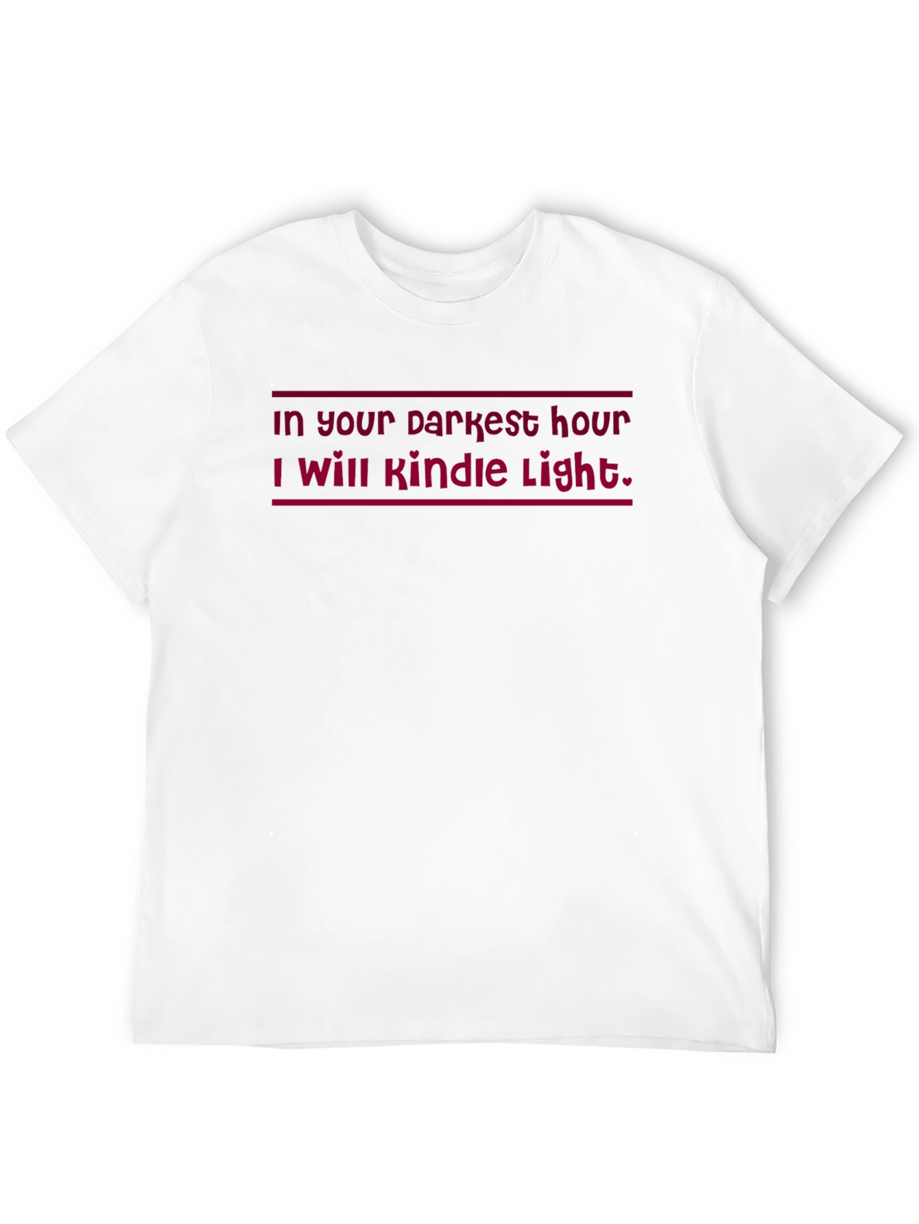 Darkest Hour Kindle Light Graphic T-Shirt