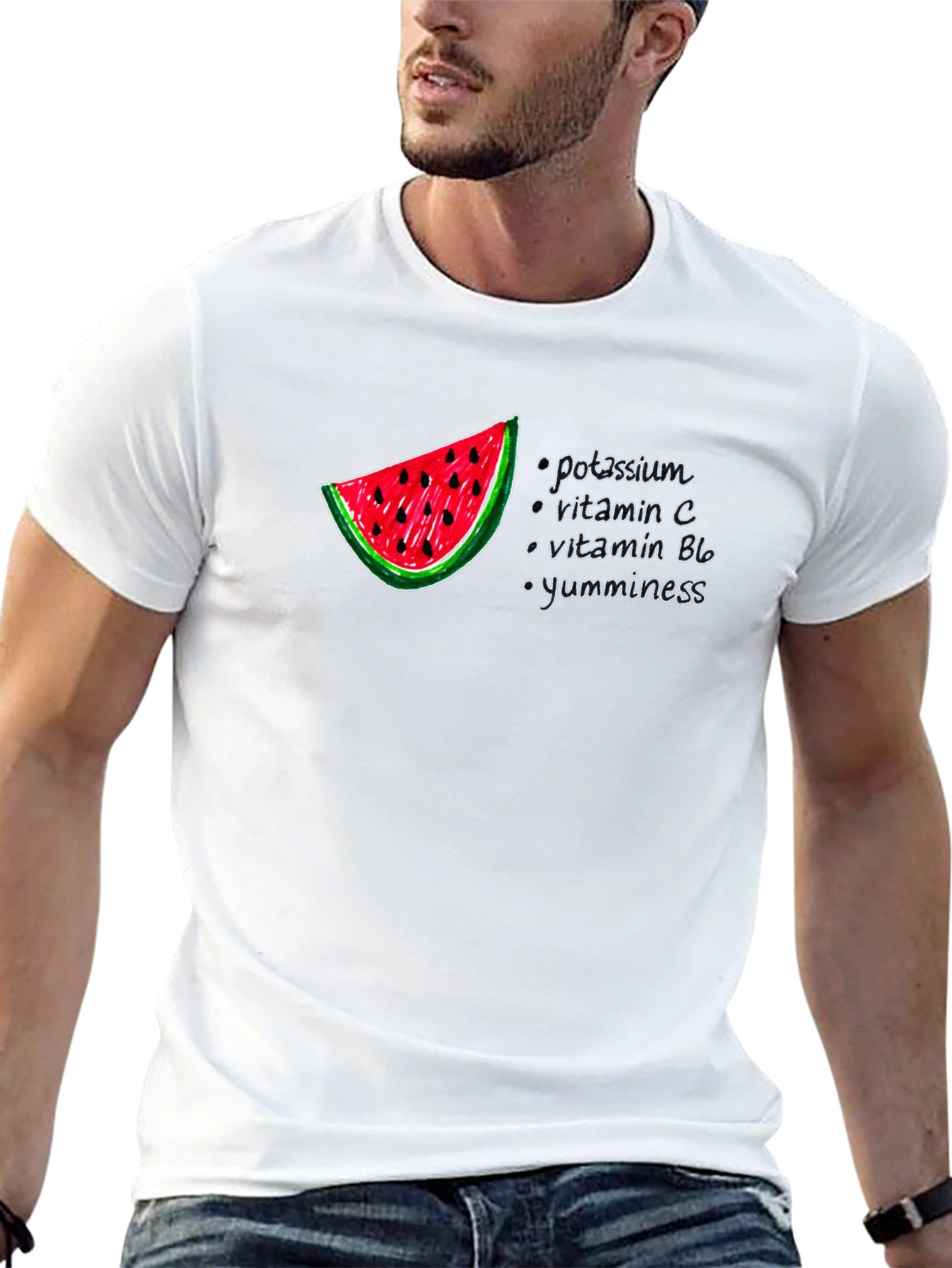 Watermelon Nutrients Graphic T-Shirt
