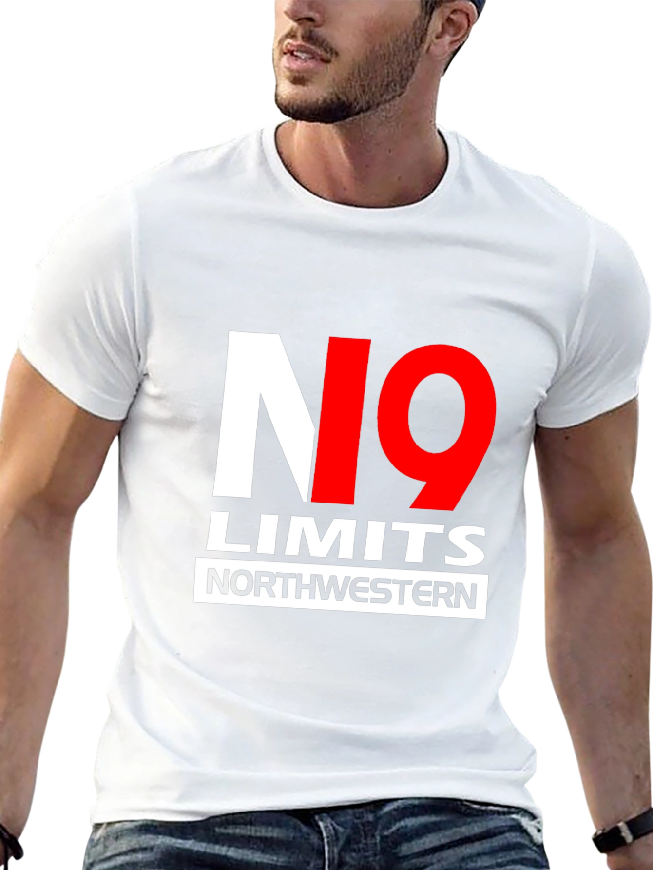 No Limits Northwestern Black T-Shirt