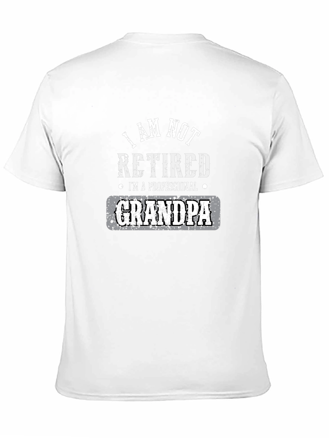 Professional Grandpa Graphic Tee - Black
