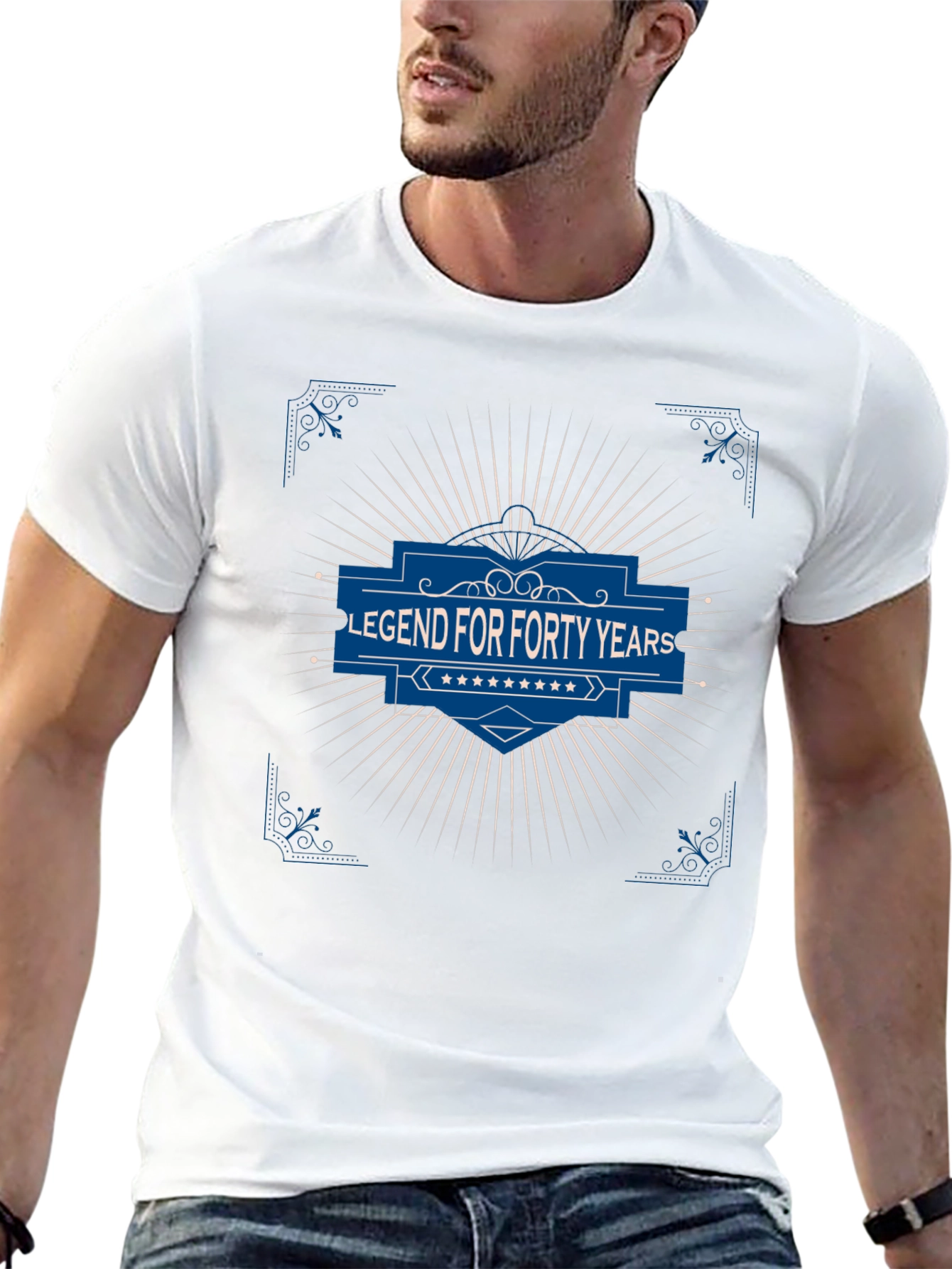 Legend For 40 Years Graphic T-Shirt