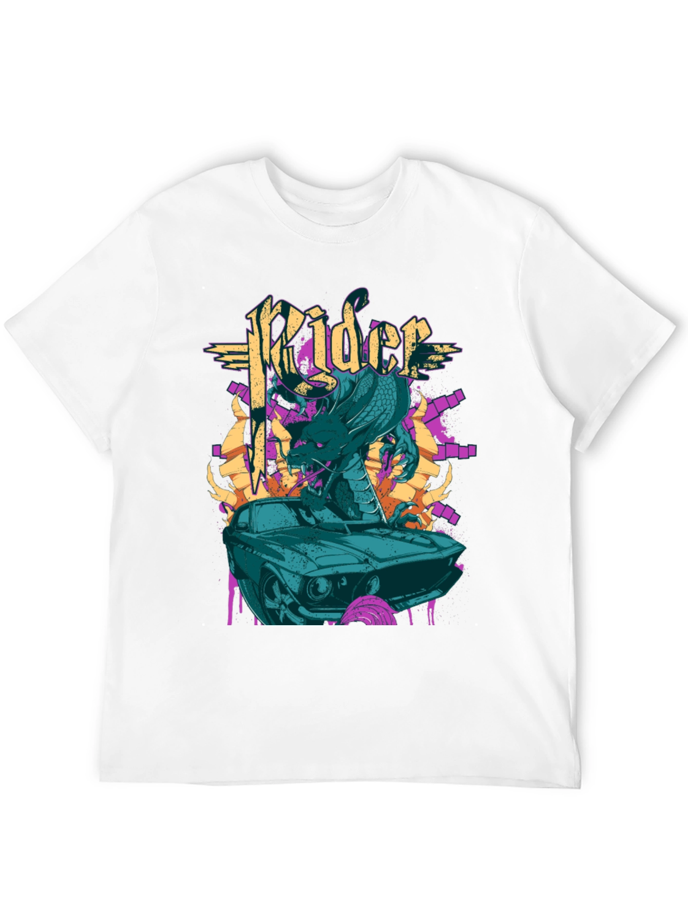 Rider Cobra Graphic Tee - Black