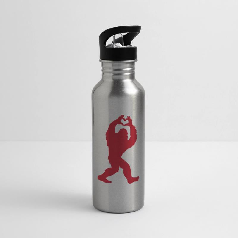 Bigfoot Heart Hands Silhouette