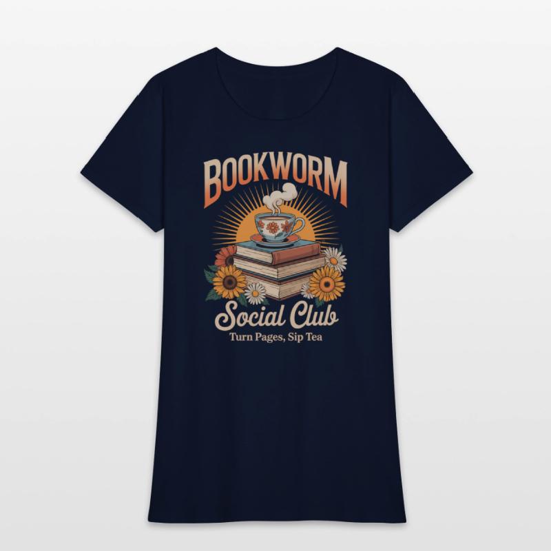 Bookworm Social Club Reading Lover