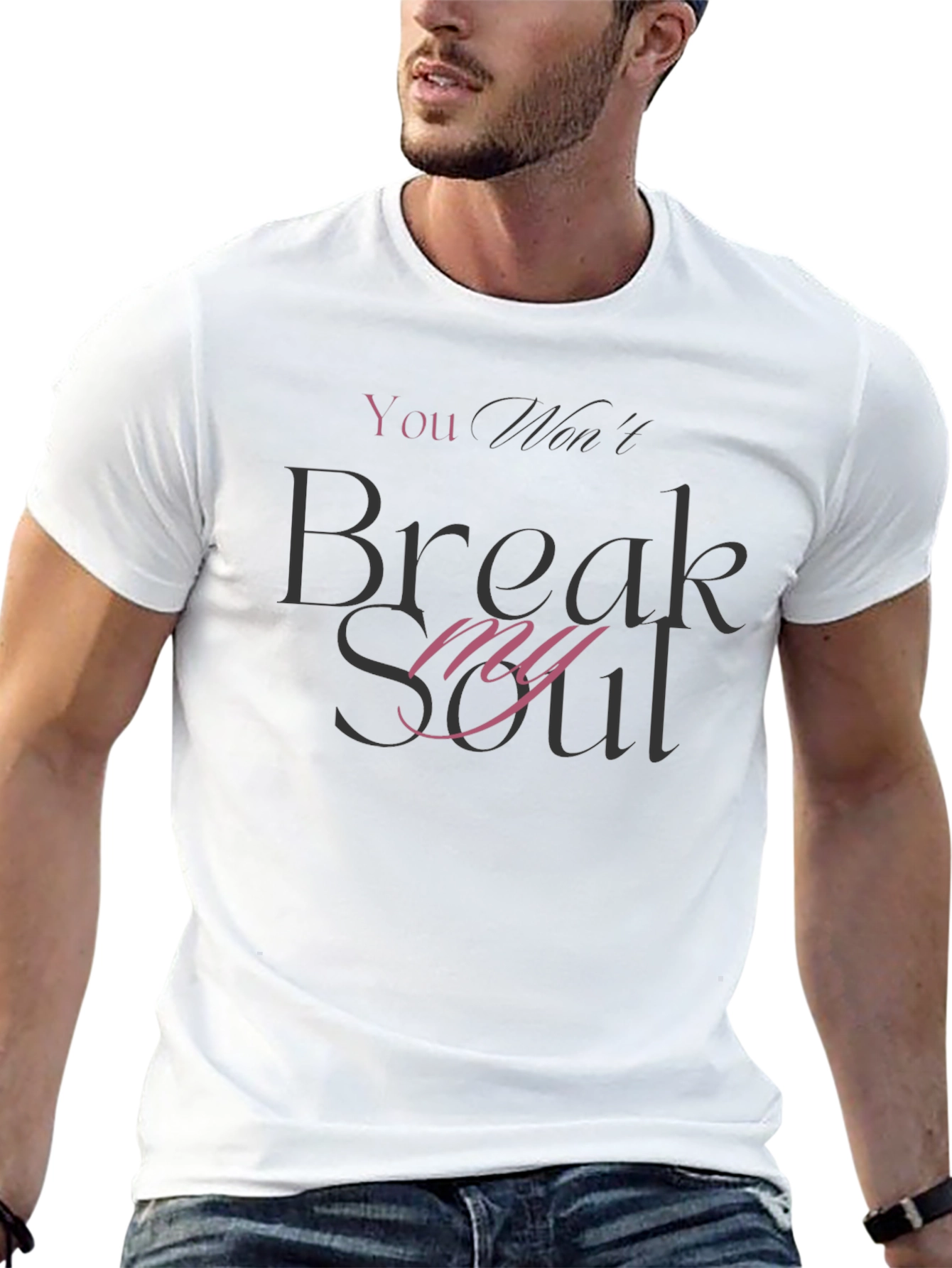 You Wont Break My Soul Black Graphic Tee