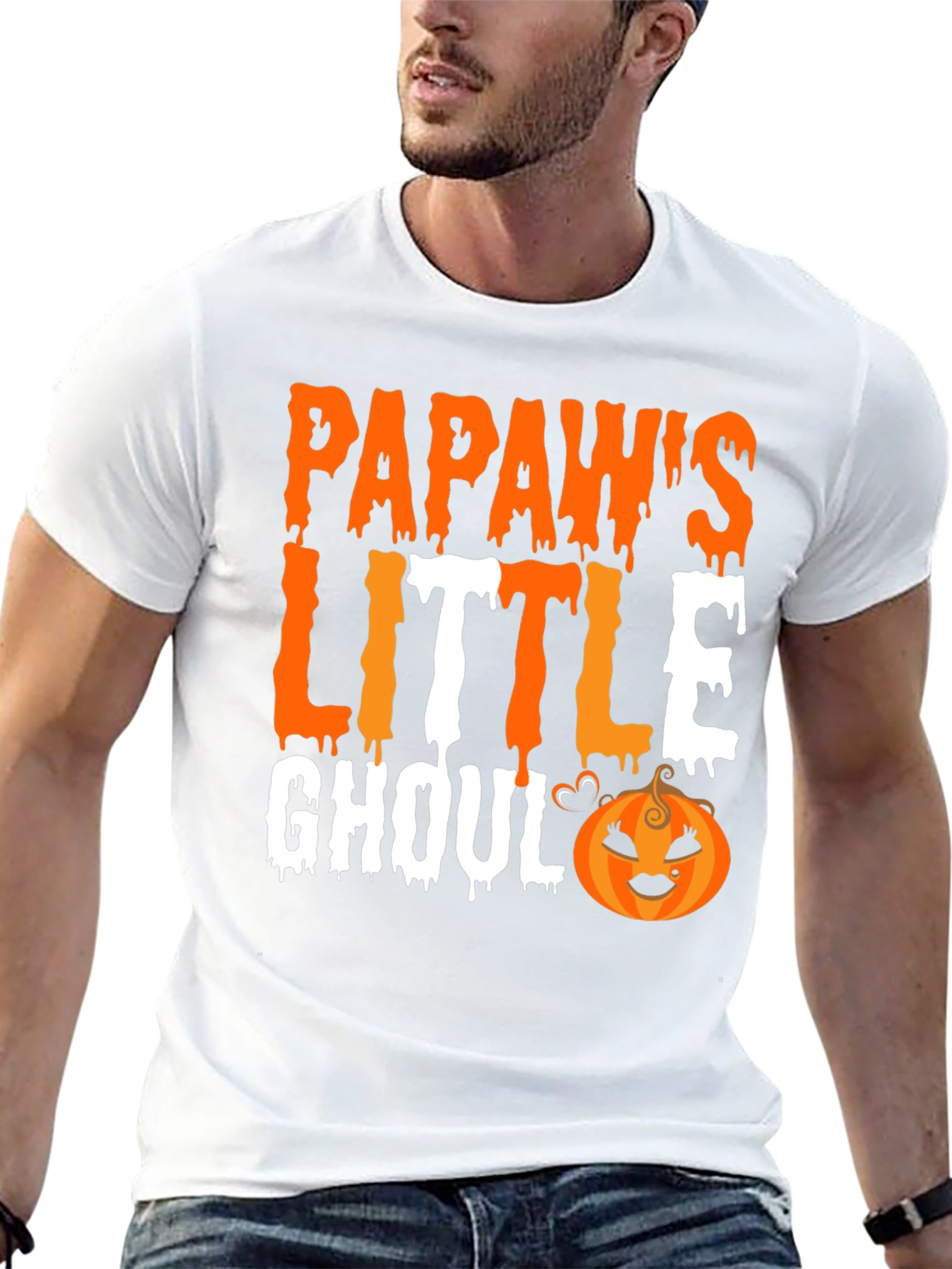 Papaws Little Ghoul Halloween T-Shirt