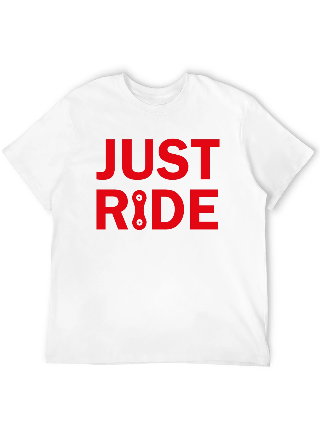Just Ride Graphic Tee - Biker Style