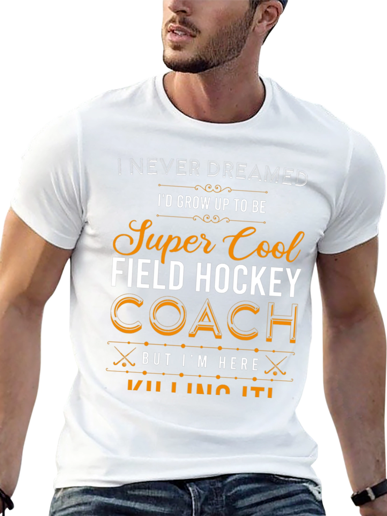 Super Cool Field Hockey Coach T-Shirt