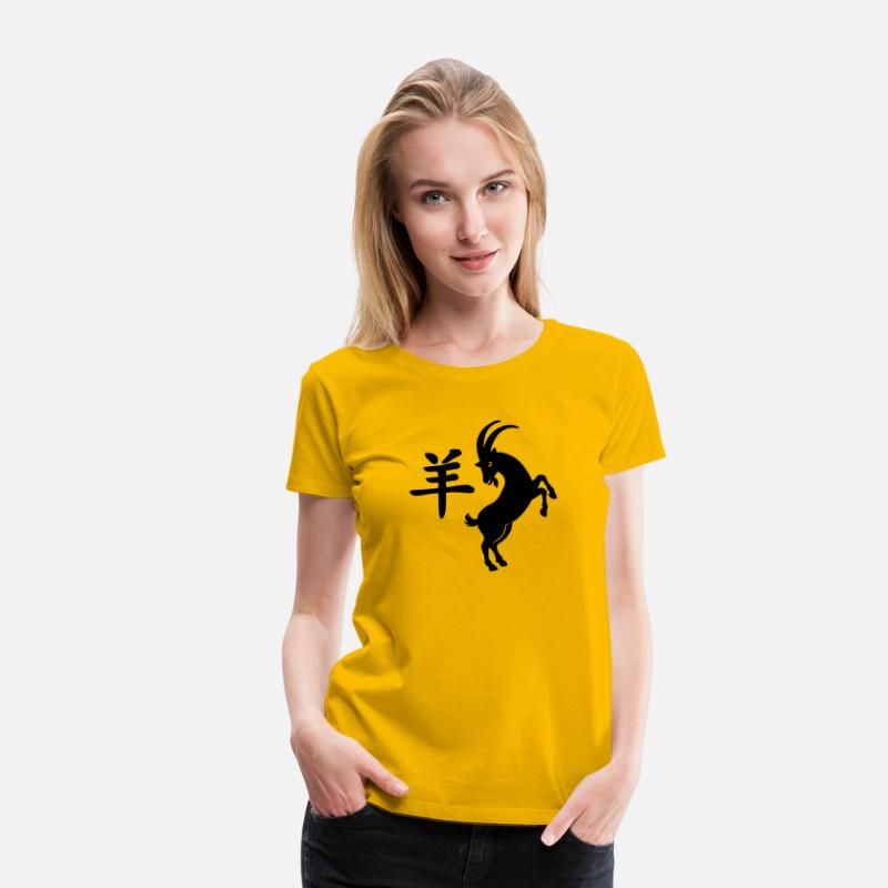 Chinese character goat image