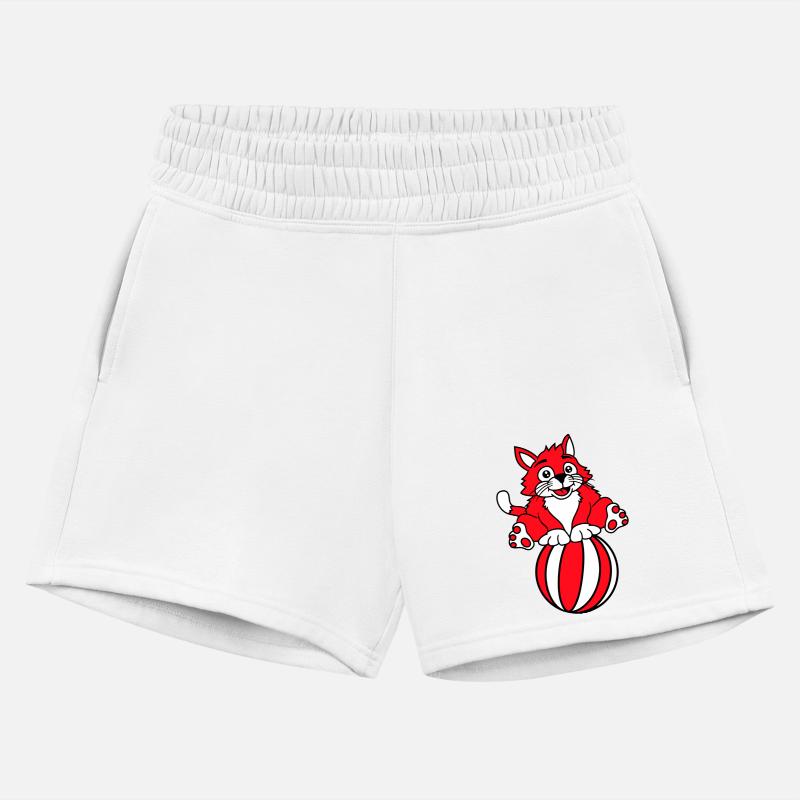 Circus Cat Balancing On Beach Ball Game Fun Play