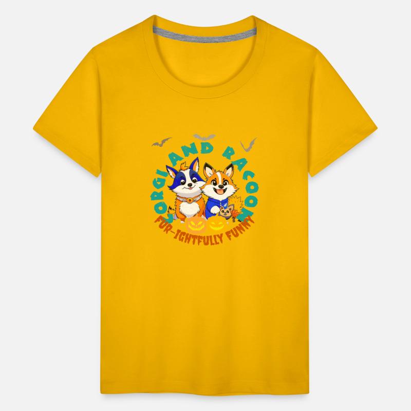 Corgi and Racoon Fur ightfully Funny