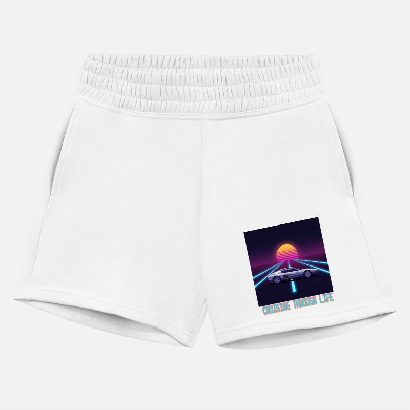 Cruising Through Life Retro Car & Sunset T-shirt