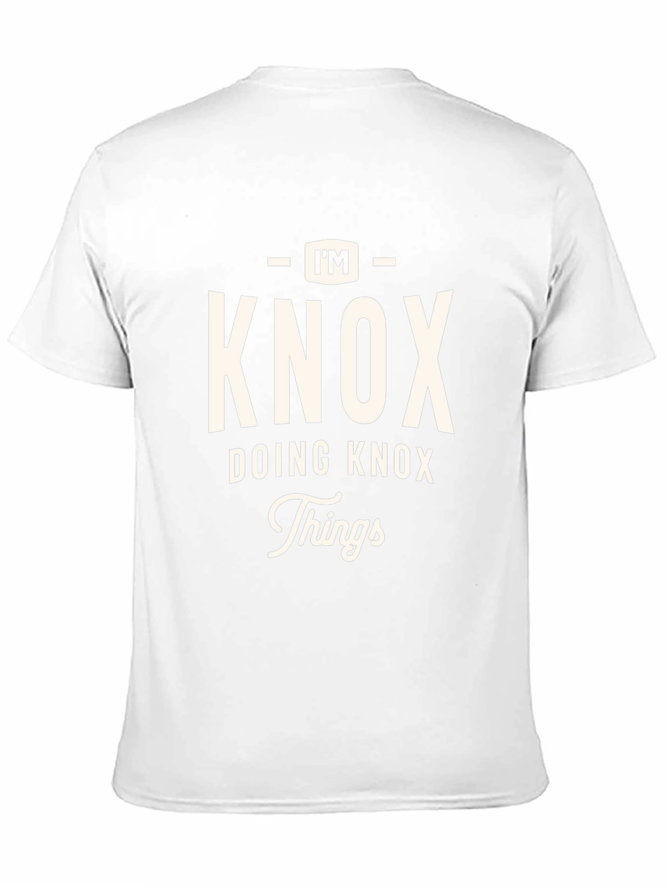 Im Knox Doing Knox Things Black Graphic T-Shirt